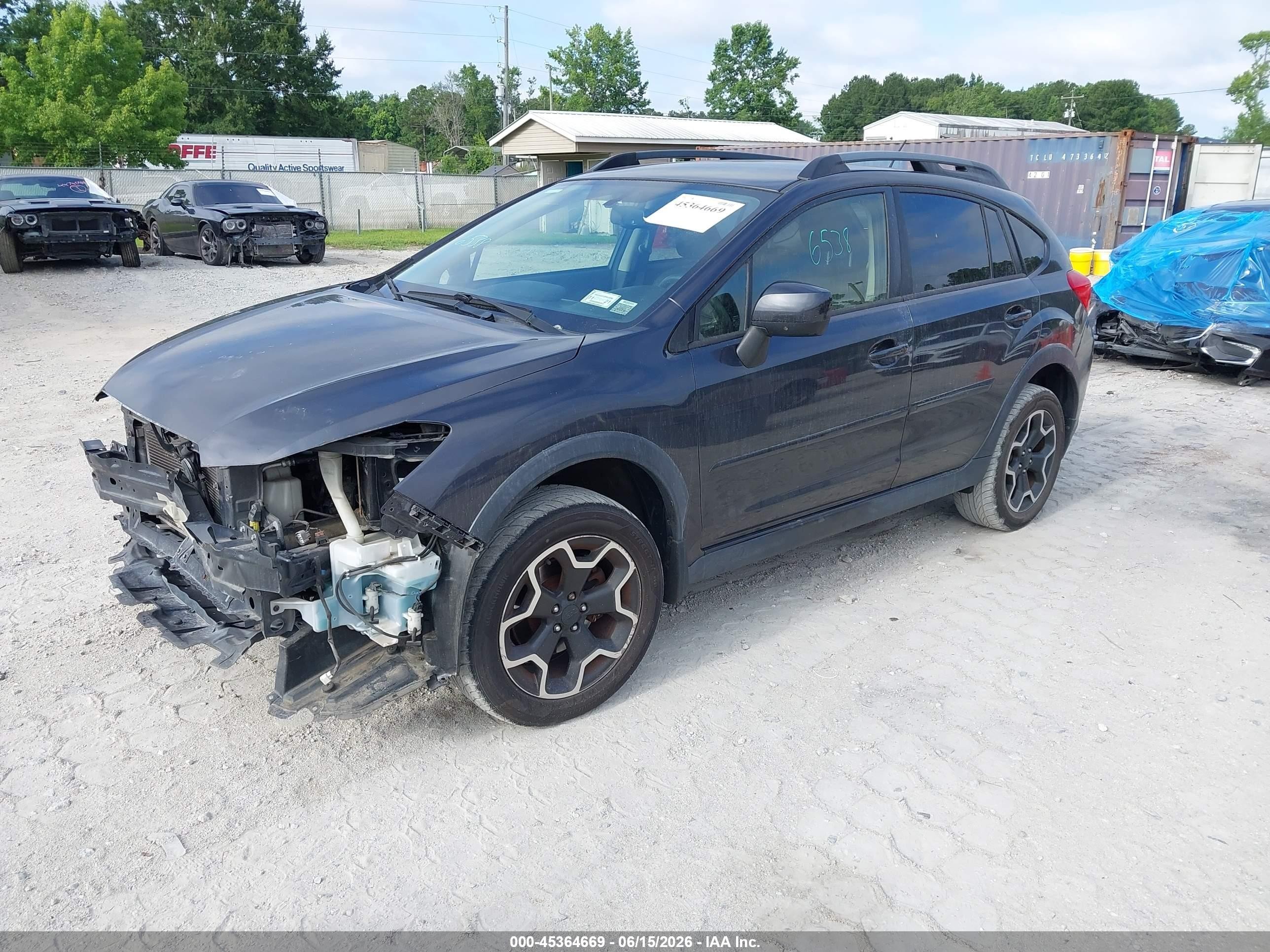 2014 Subaru Xv Crosstrek 2.0i Limited Dark Blue vin: JF2GPAGC4E8320710