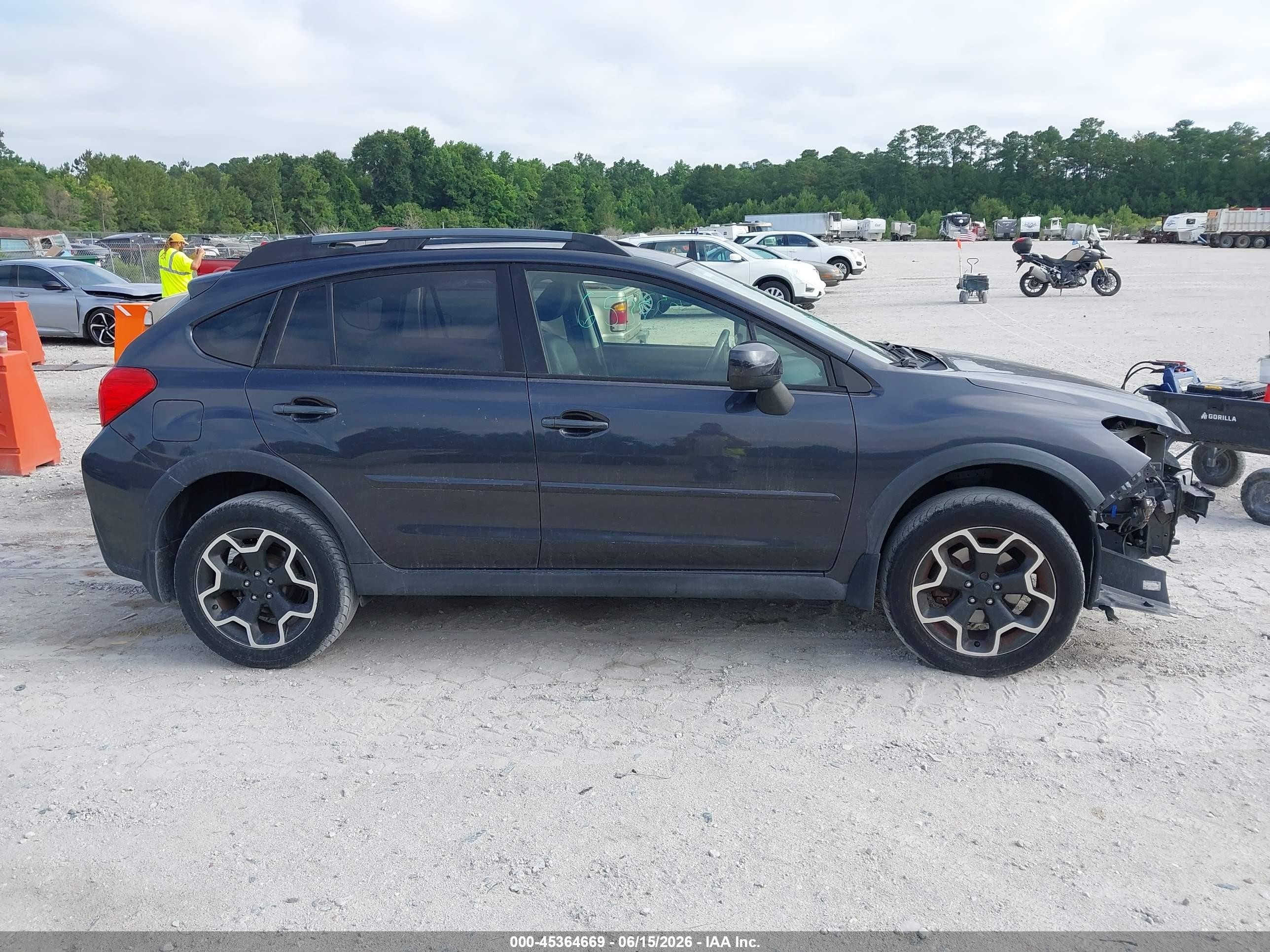 2014 Subaru Xv Crosstrek 2.0i Limited Dark Blue vin: JF2GPAGC4E8320710