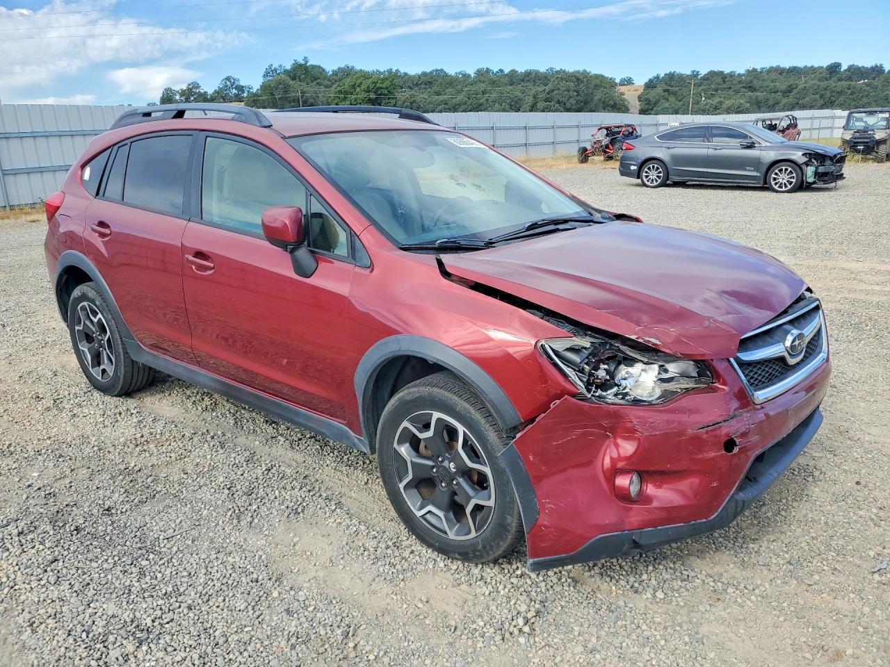 2014 Subaru Xv Crosstrek 2.0 Limited Red vin: JF2GPAGC4E8346885