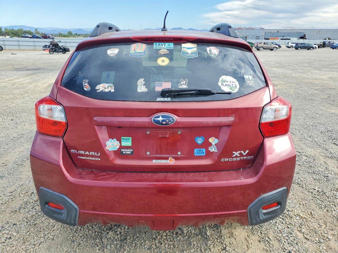 2014 Subaru Xv Crosstrek 2.0 Limited Red vin: JF2GPAGC4E8346885