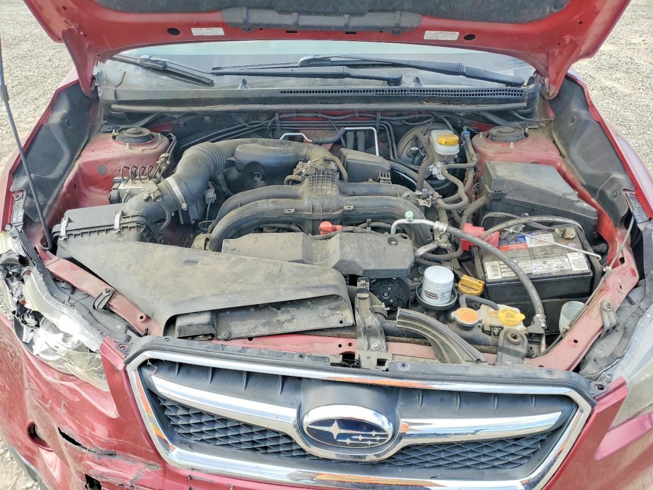 2014 Subaru Xv Crosstrek 2.0 Limited Red vin: JF2GPAGC4E8346885