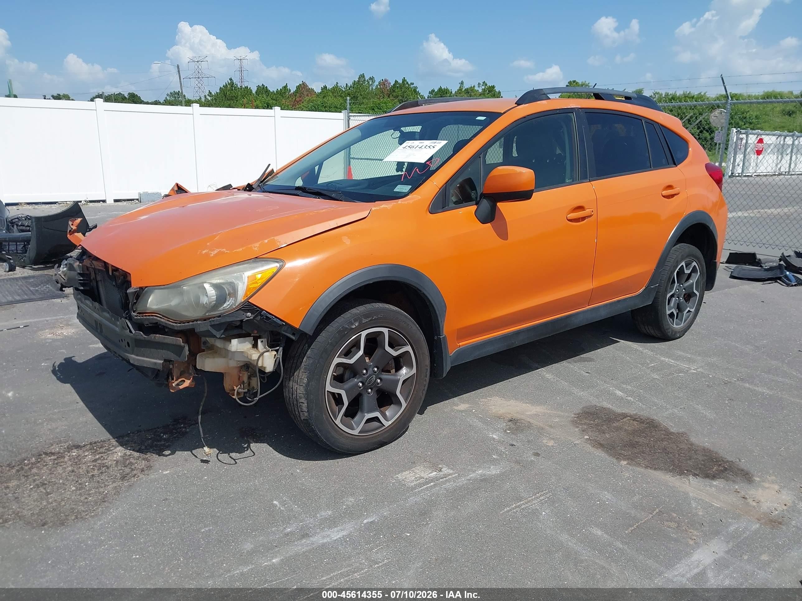 2013 Subaru Xv Crosstrek 2.0i Limited Orange vin: JF2GPAGC5D2869057