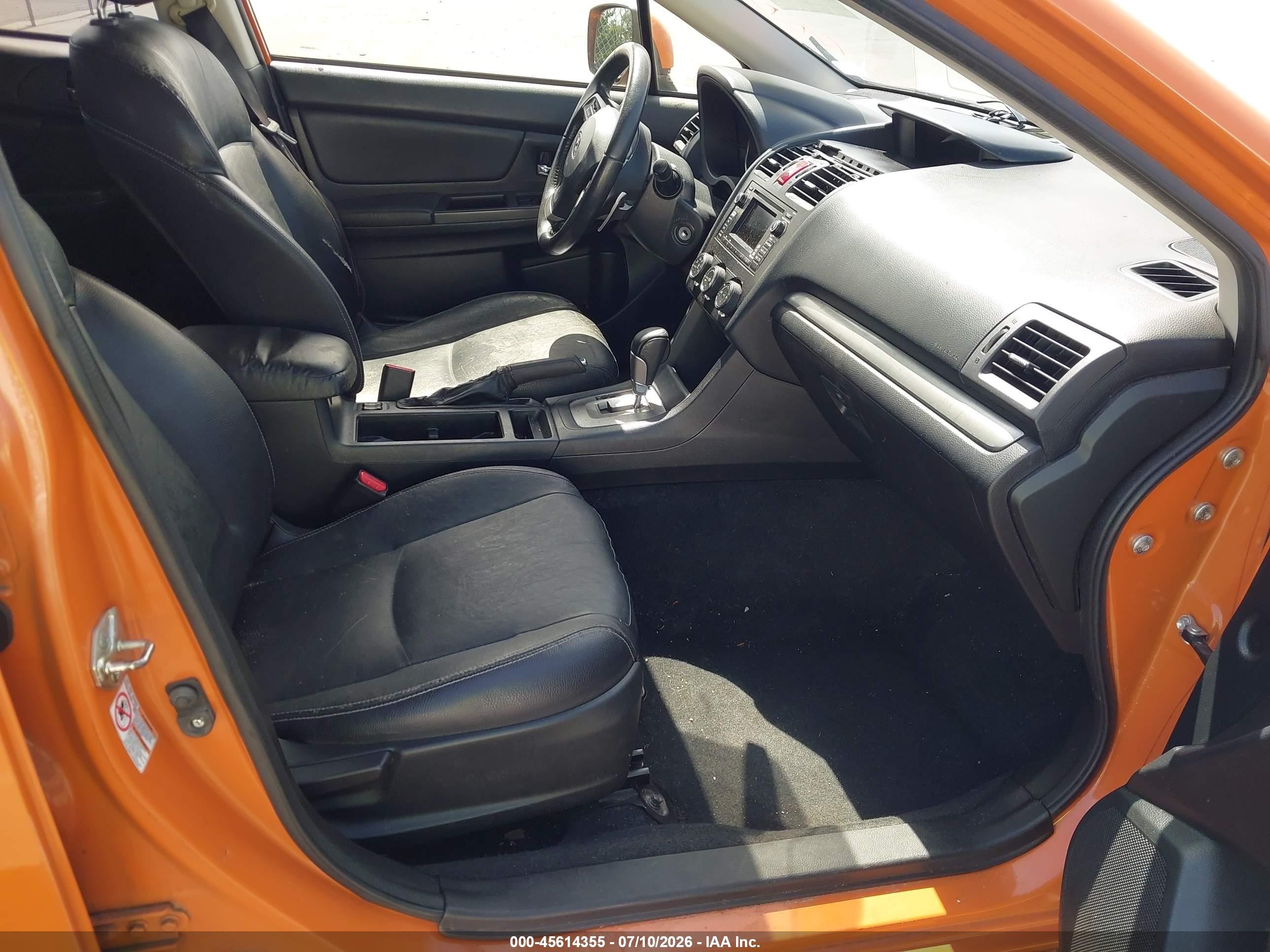 2013 Subaru Xv Crosstrek 2.0i Limited Orange vin: JF2GPAGC5D2869057