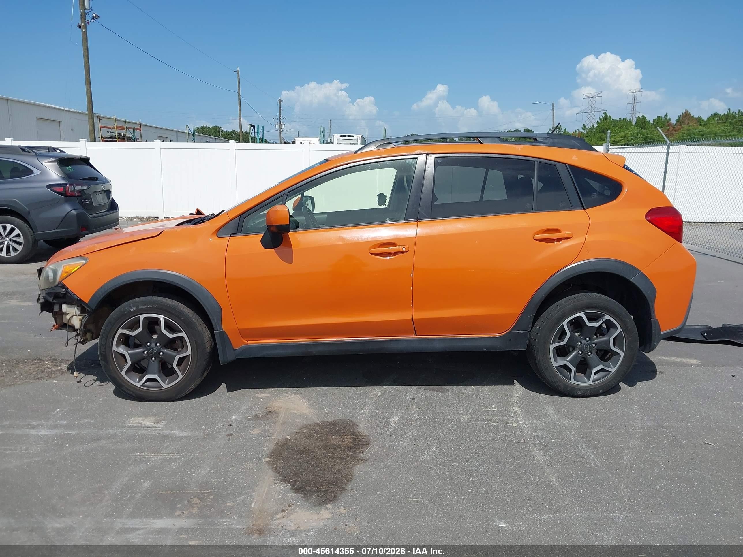2013 Subaru Xv Crosstrek 2.0i Limited Orange vin: JF2GPAGC5D2869057