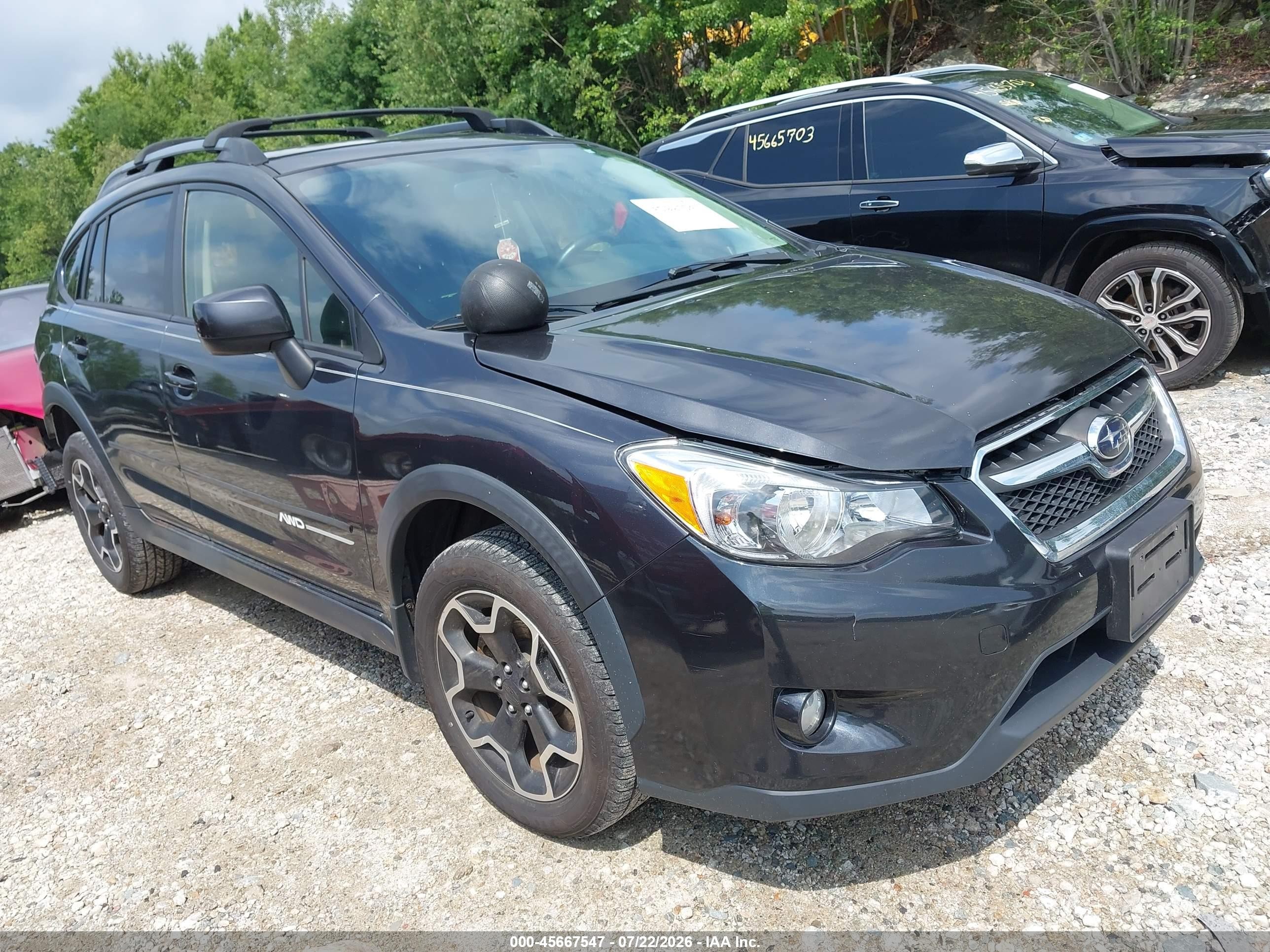 2013 Subaru Xv Crosstrek 2.0i Limited Black vin: JF2GPAGC5D2886487