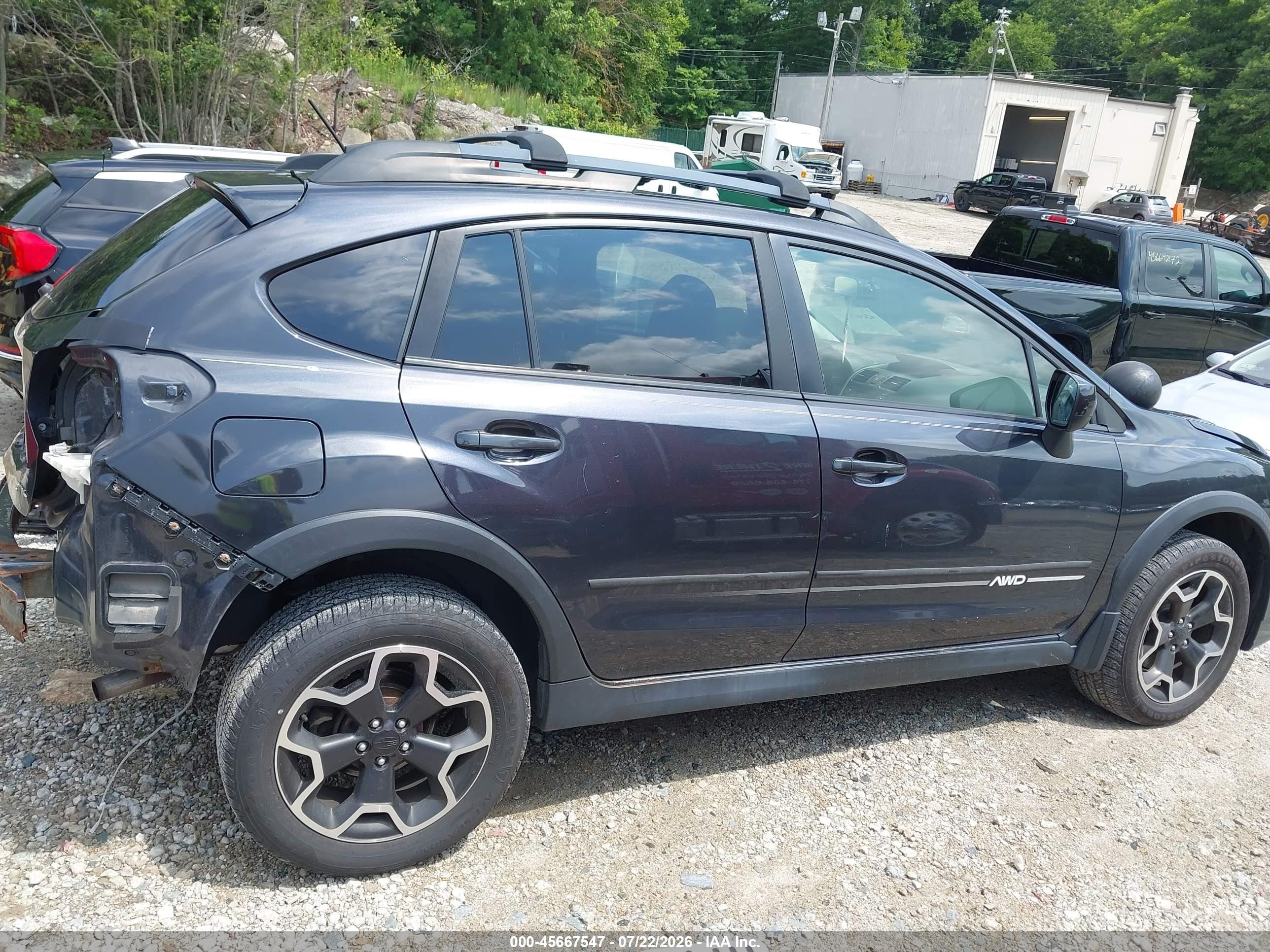 2013 Subaru Xv Crosstrek 2.0i Limited Black vin: JF2GPAGC5D2886487