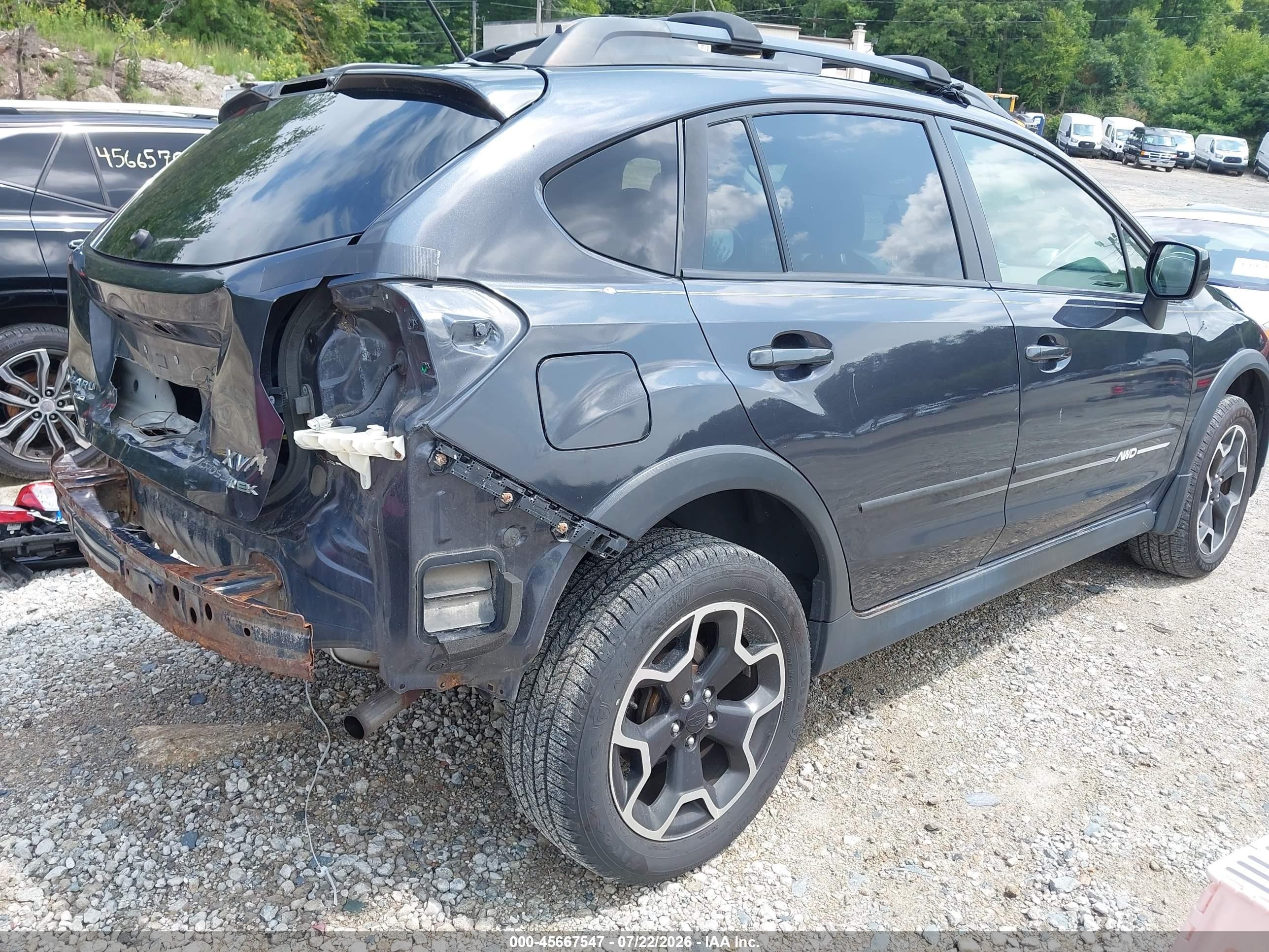 2013 Subaru Xv Crosstrek 2.0i Limited Black vin: JF2GPAGC5D2886487