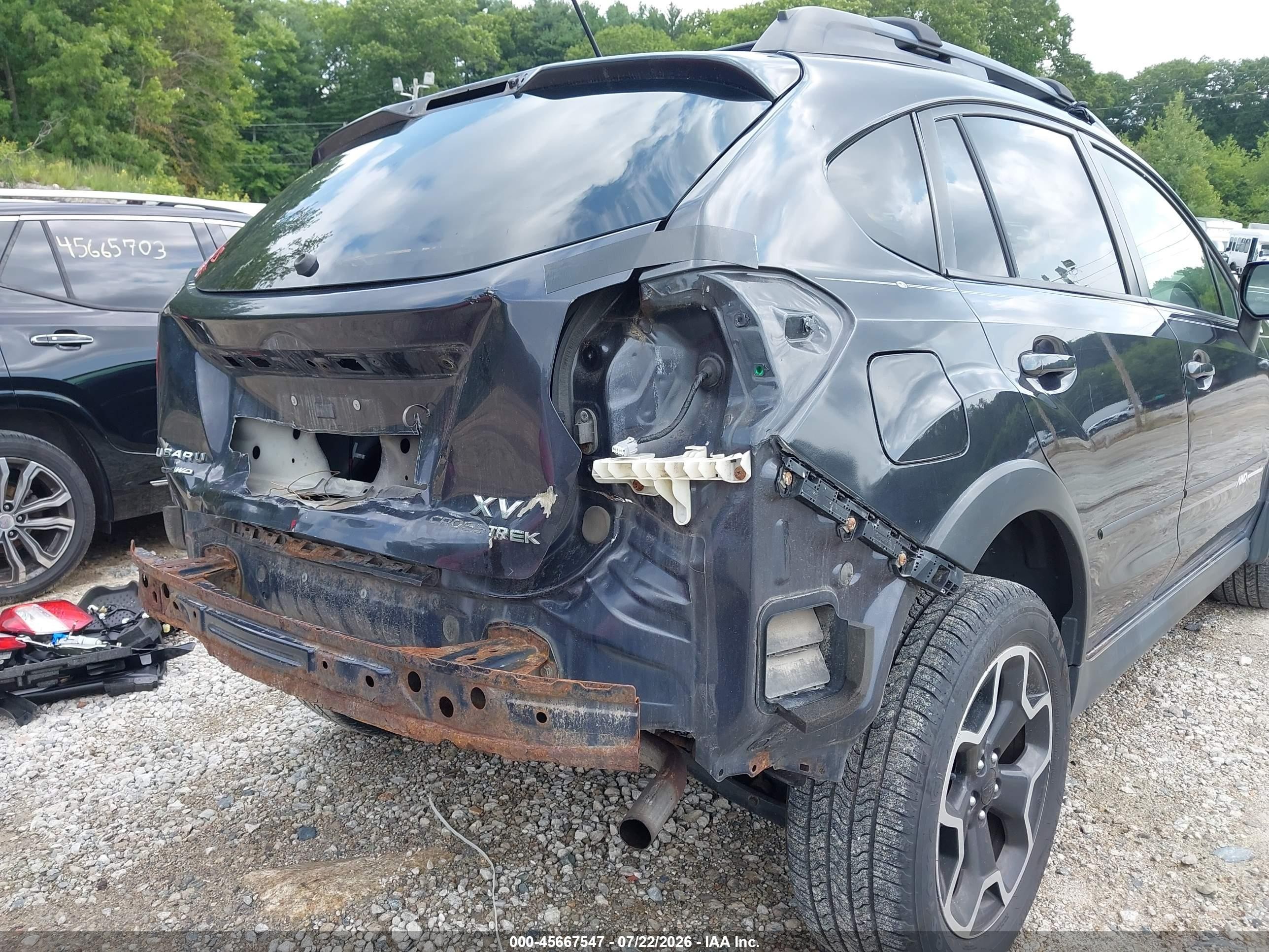 2013 Subaru Xv Crosstrek 2.0i Limited Black vin: JF2GPAGC5D2886487