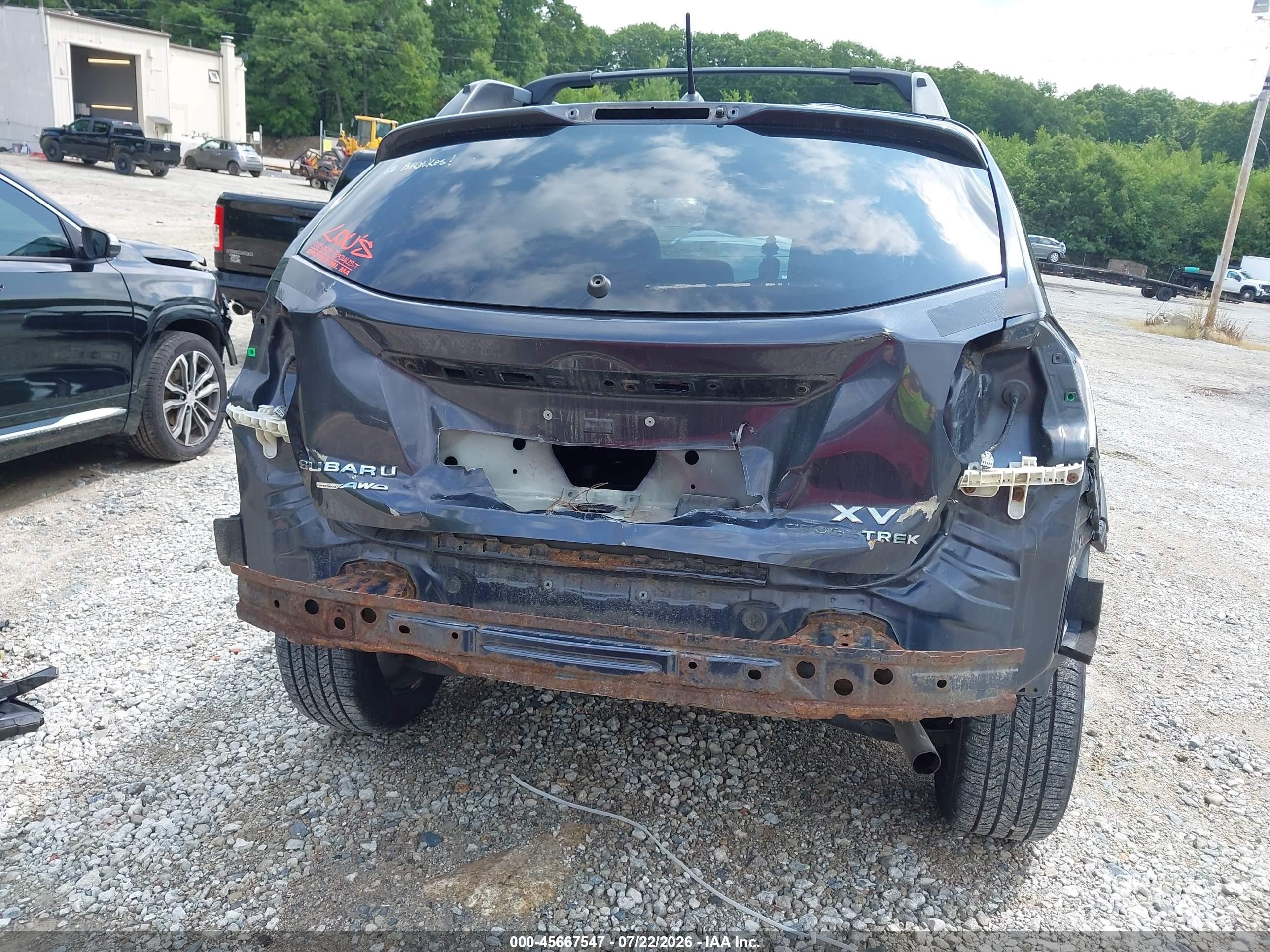 2013 Subaru Xv Crosstrek 2.0i Limited Black vin: JF2GPAGC5D2886487