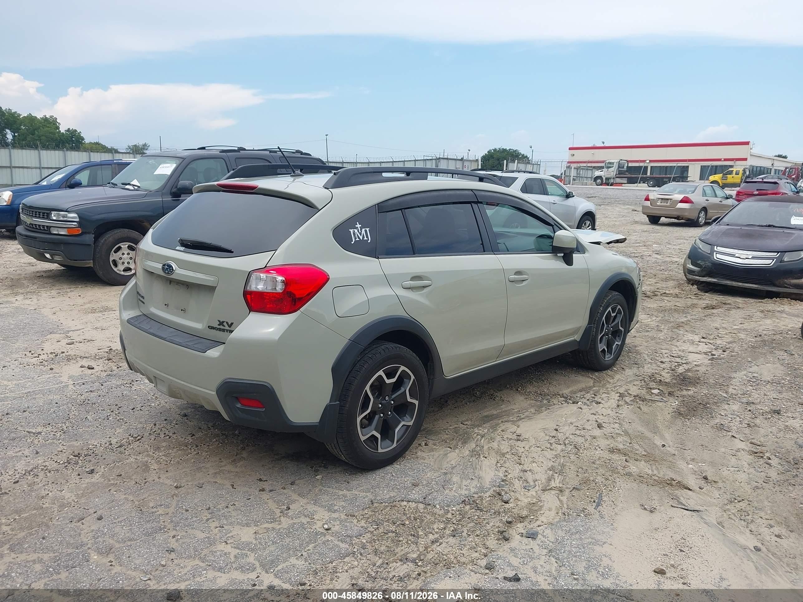 2014 Subaru Xv Crosstrek 2.0i Limited Tan vin: JF2GPAGC5E8218381