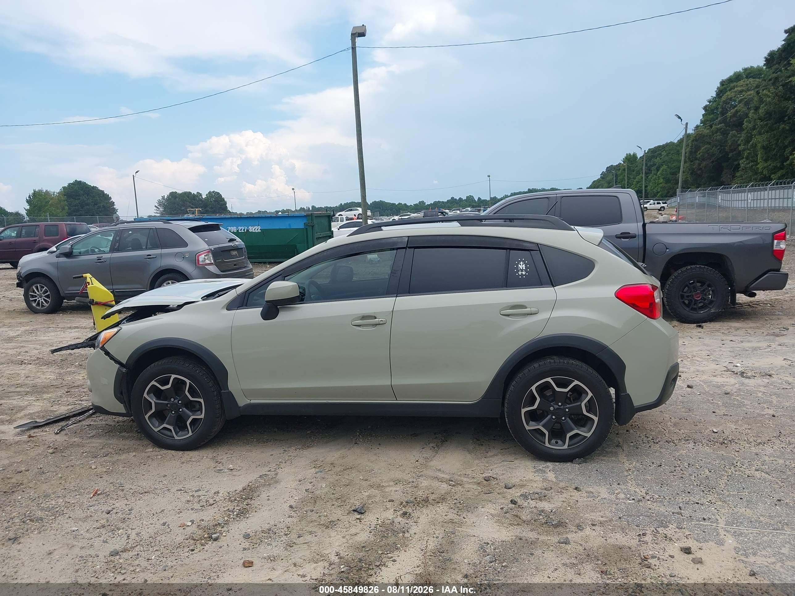 2014 Subaru Xv Crosstrek 2.0i Limited Tan vin: JF2GPAGC5E8218381