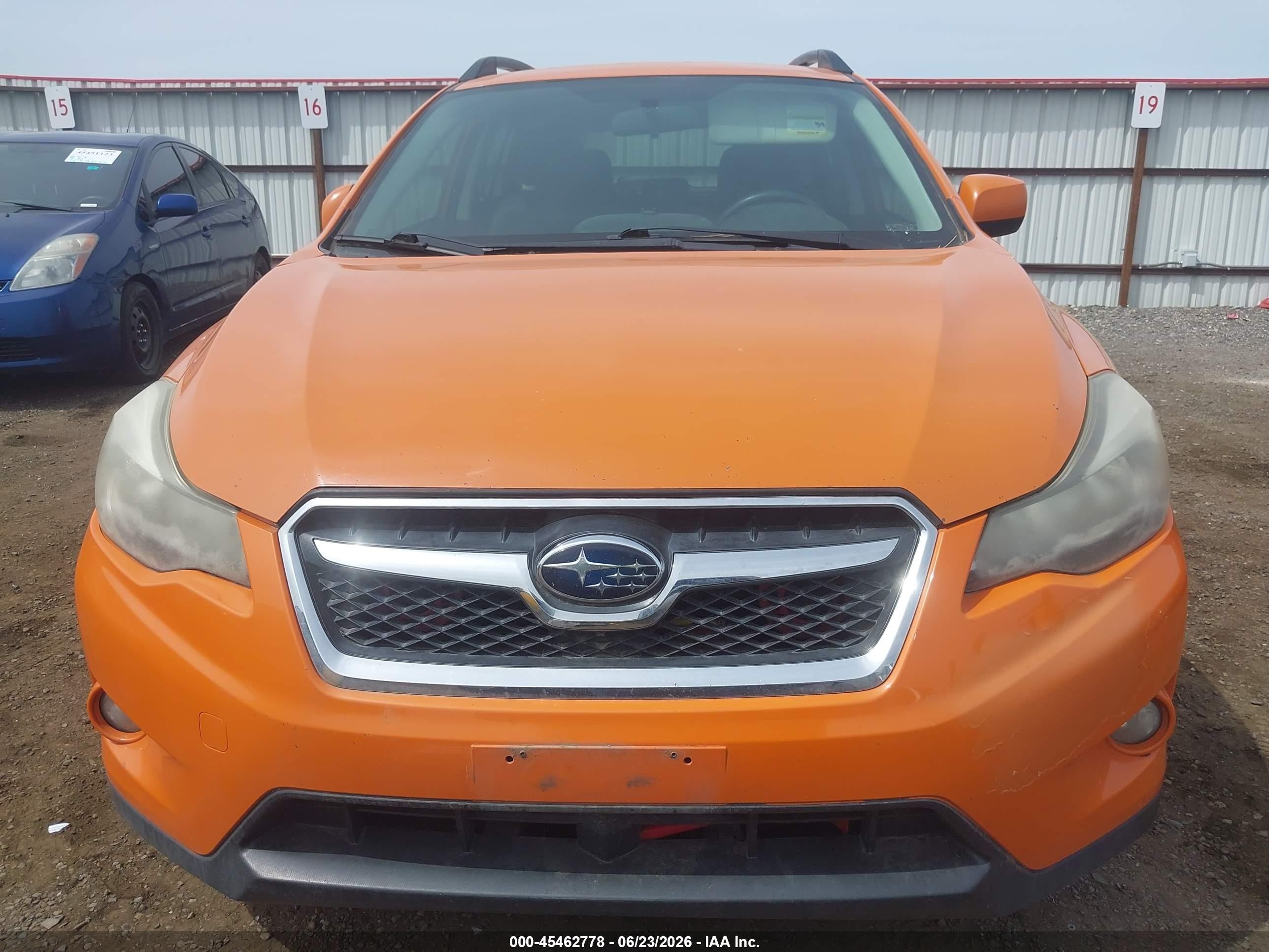 2014 Subaru Xv Crosstrek 2.0i Limited Orange vin: JF2GPAGC5E8251591