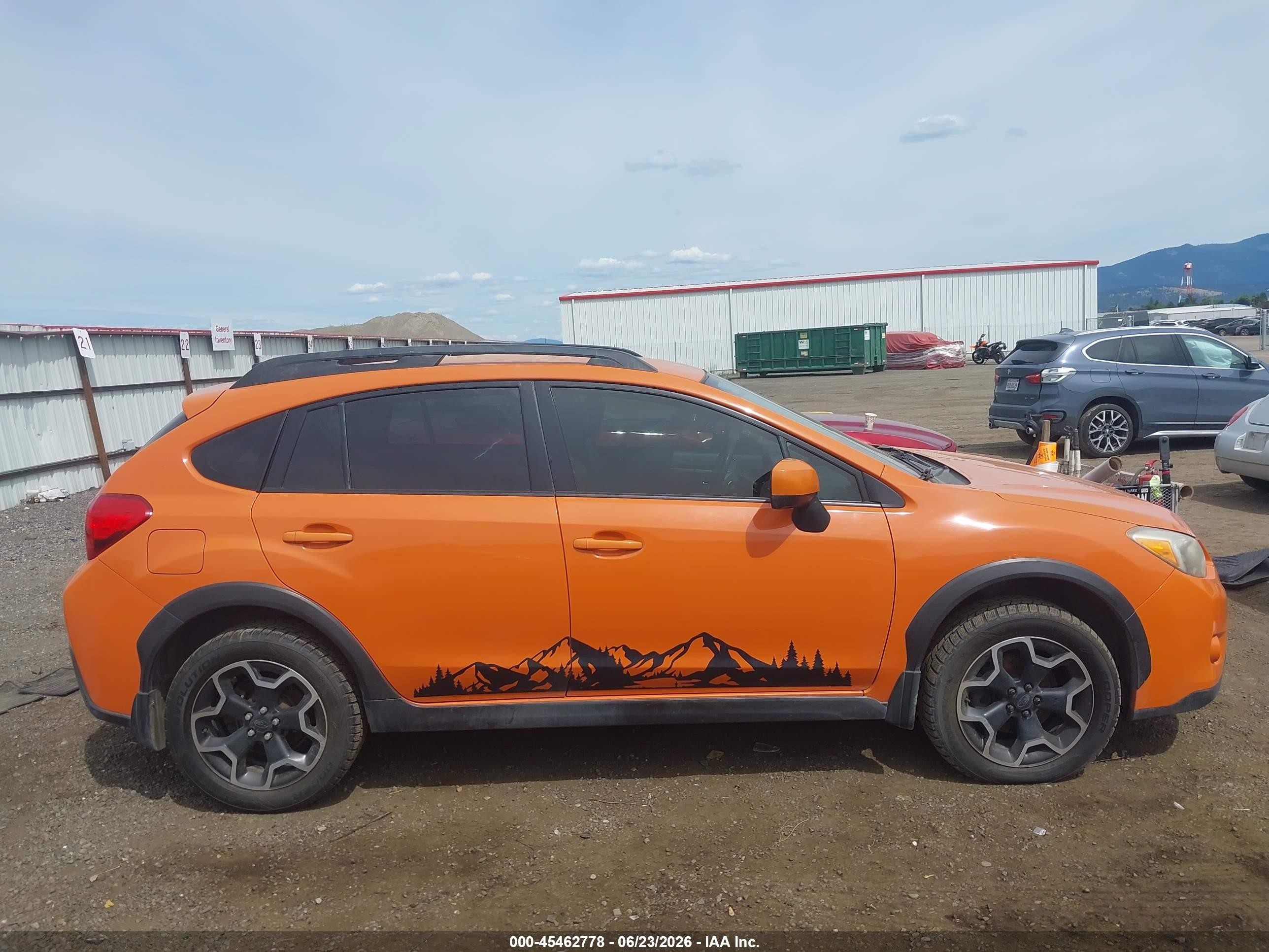 2014 Subaru Xv Crosstrek 2.0i Limited Orange vin: JF2GPAGC5E8251591