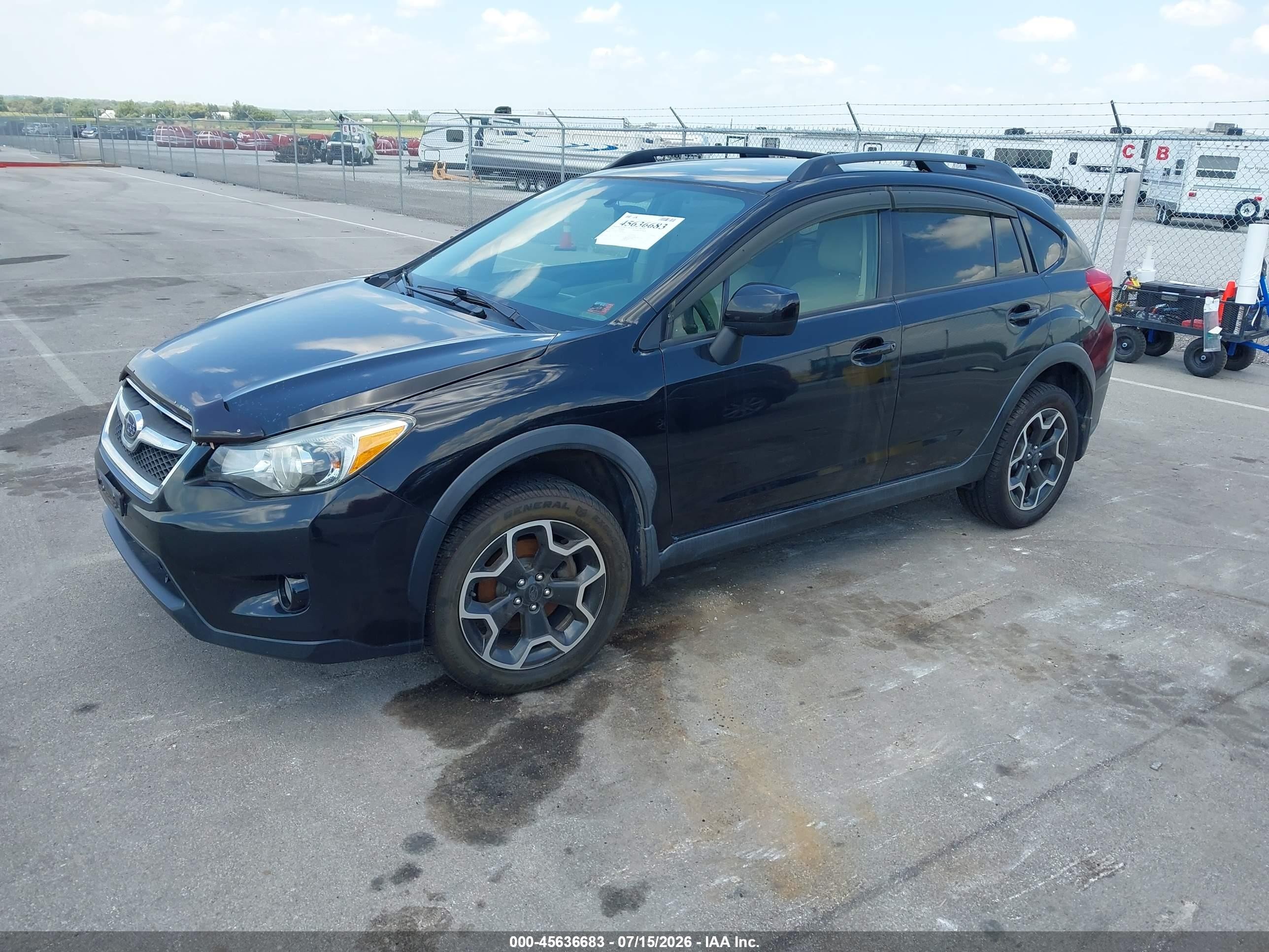 2014 Subaru Xv Crosstrek 2.0i Limited Black vin: JF2GPAGC5E8260890