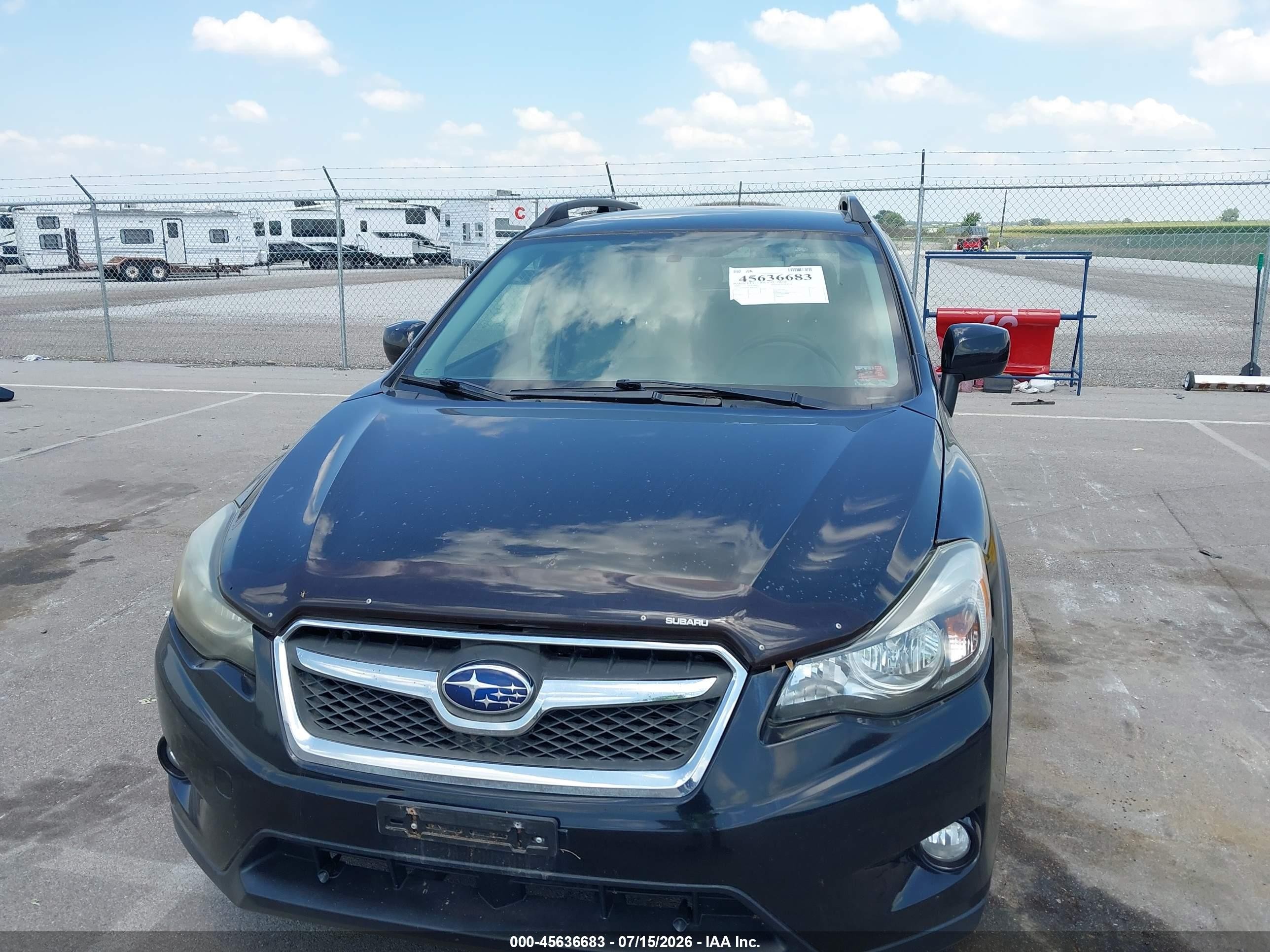 2014 Subaru Xv Crosstrek 2.0i Limited Black vin: JF2GPAGC5E8260890