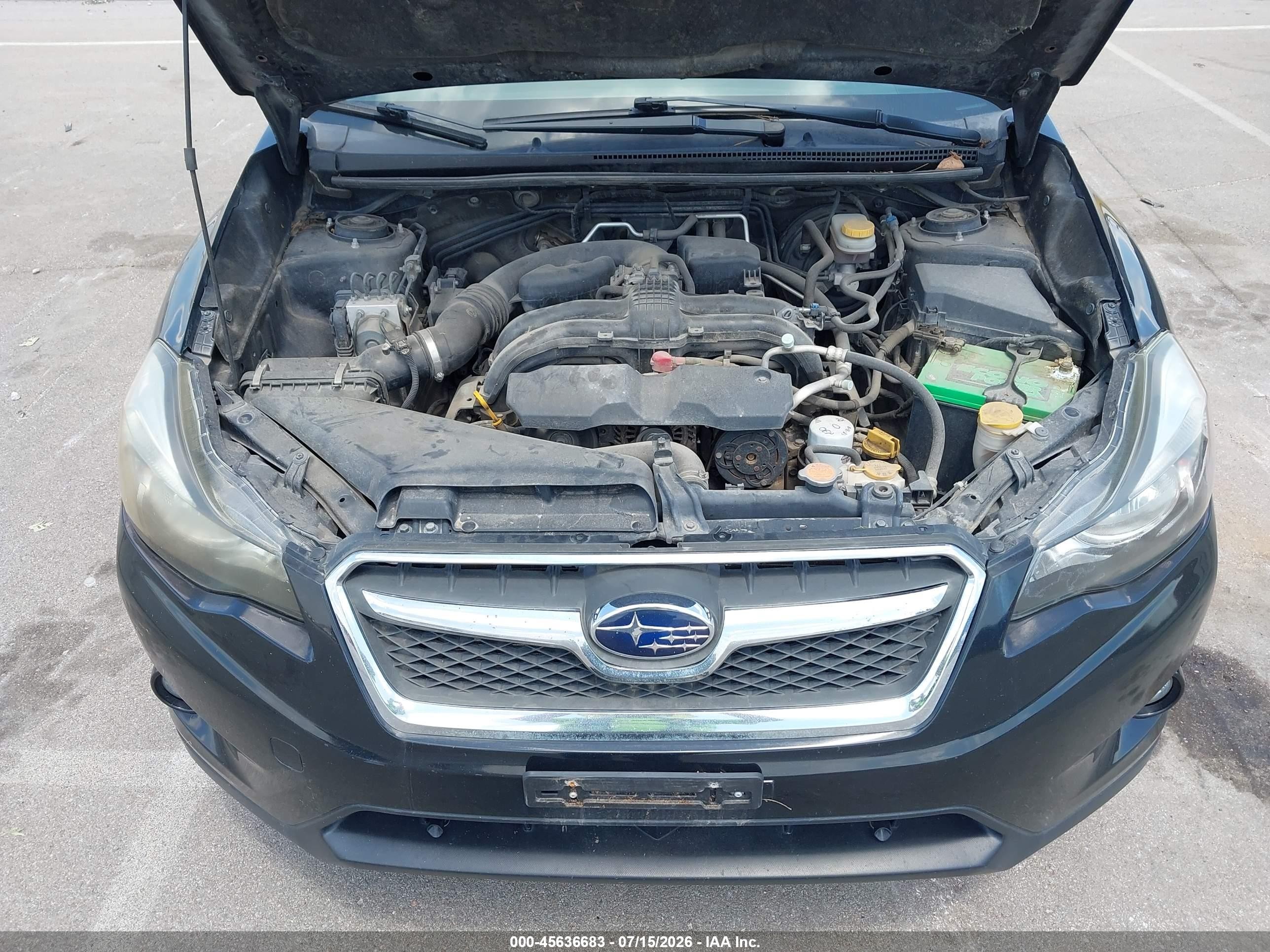 2014 Subaru Xv Crosstrek 2.0i Limited Black vin: JF2GPAGC5E8260890
