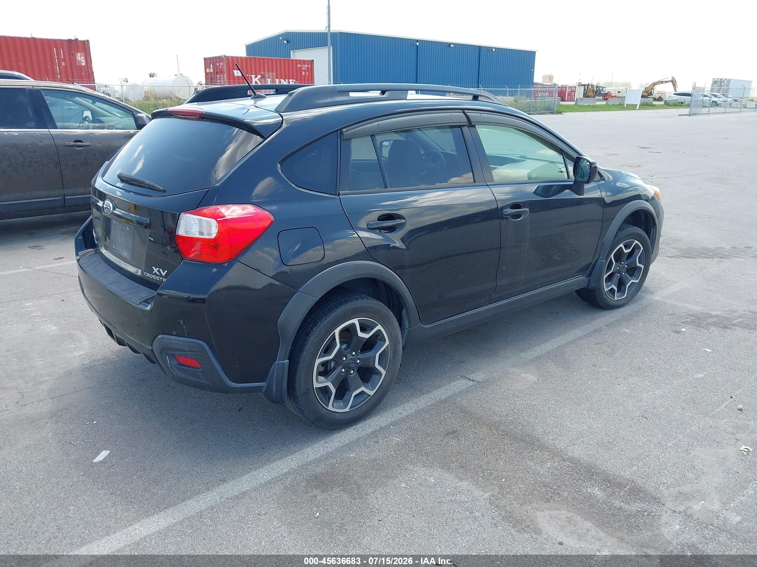 2014 Subaru Xv Crosstrek 2.0i Limited Black vin: JF2GPAGC5E8260890