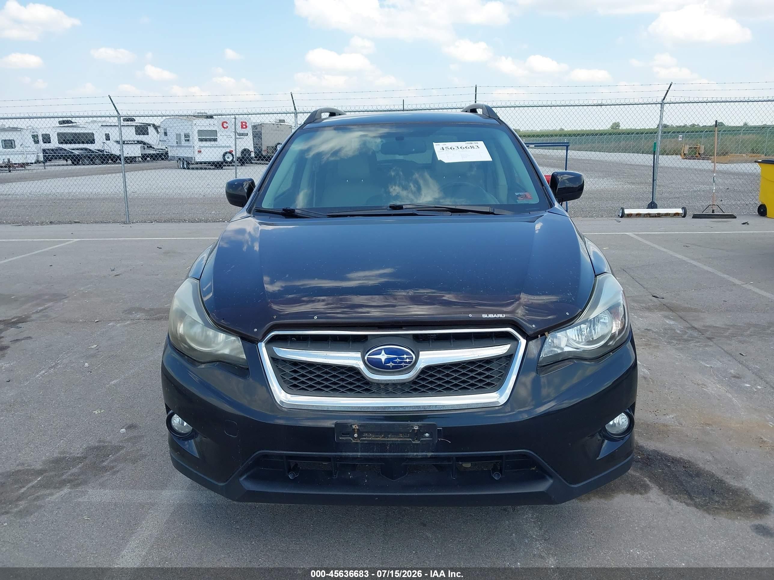 2014 Subaru Xv Crosstrek 2.0i Limited Black vin: JF2GPAGC5E8260890