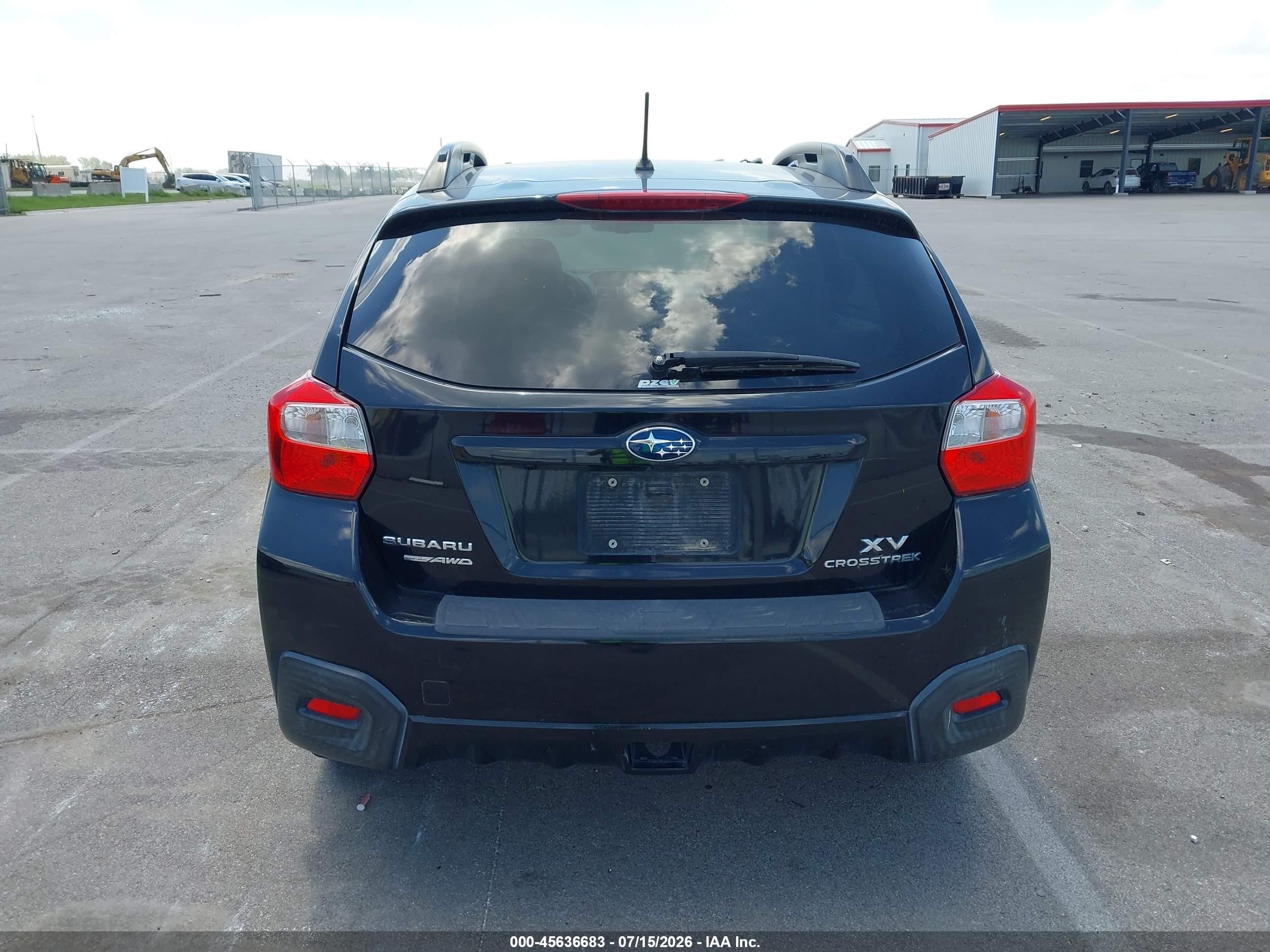 2014 Subaru Xv Crosstrek 2.0i Limited Black vin: JF2GPAGC5E8260890
