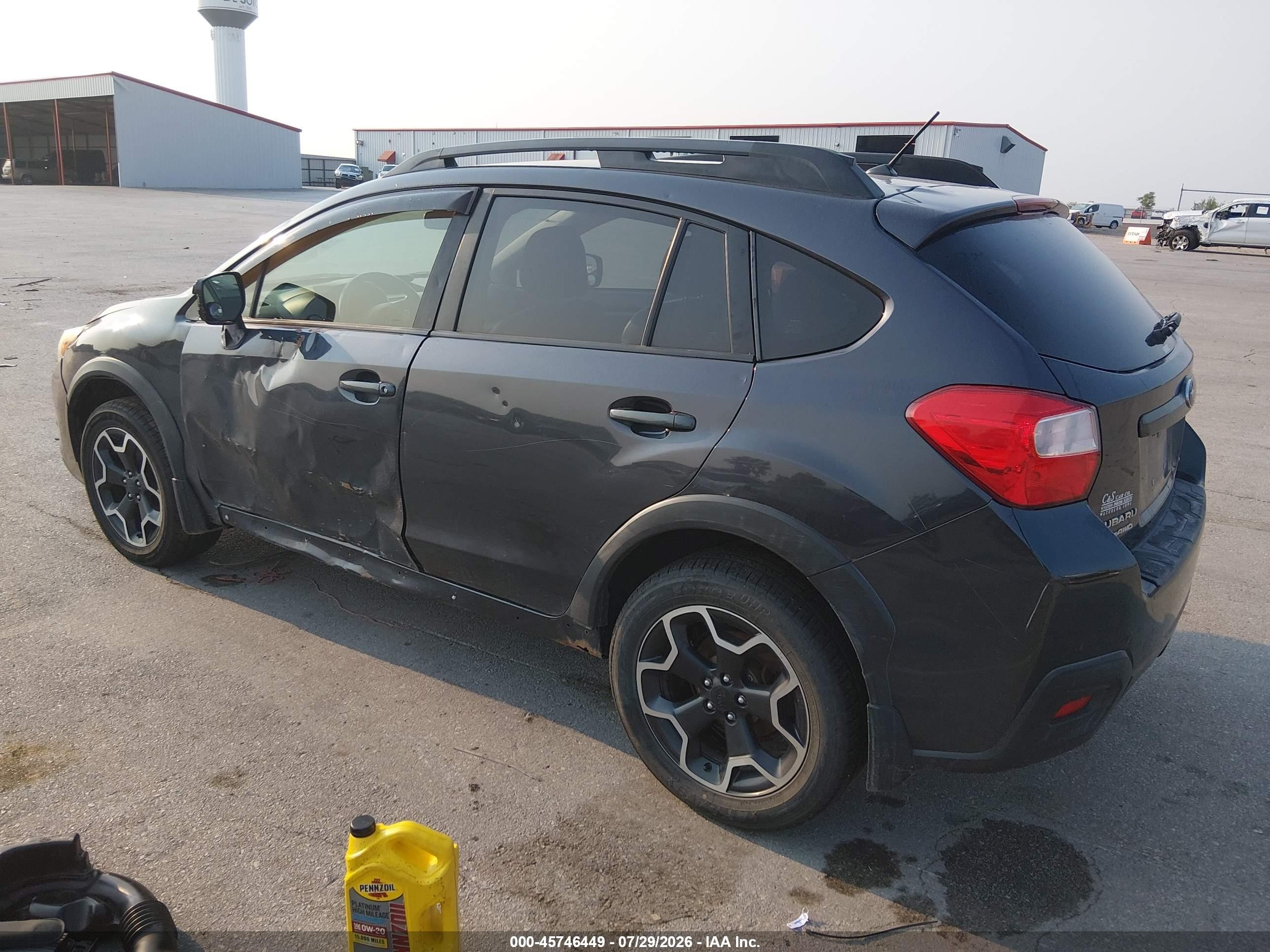 2014 Subaru Xv Crosstrek 2.0i Limited Gray vin: JF2GPAGC5E8262283