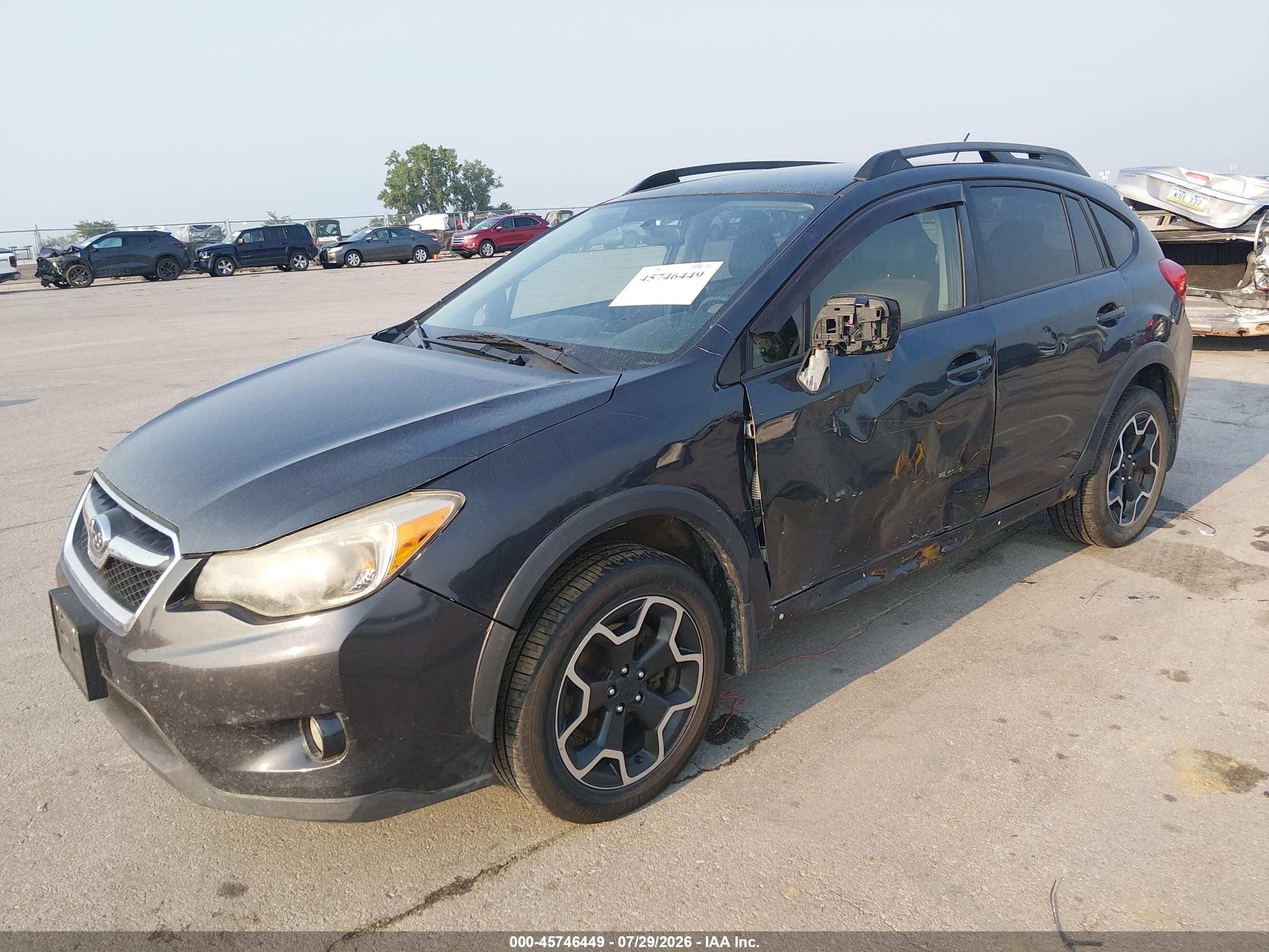 2014 Subaru Xv Crosstrek 2.0i Limited Gray vin: JF2GPAGC5E8262283
