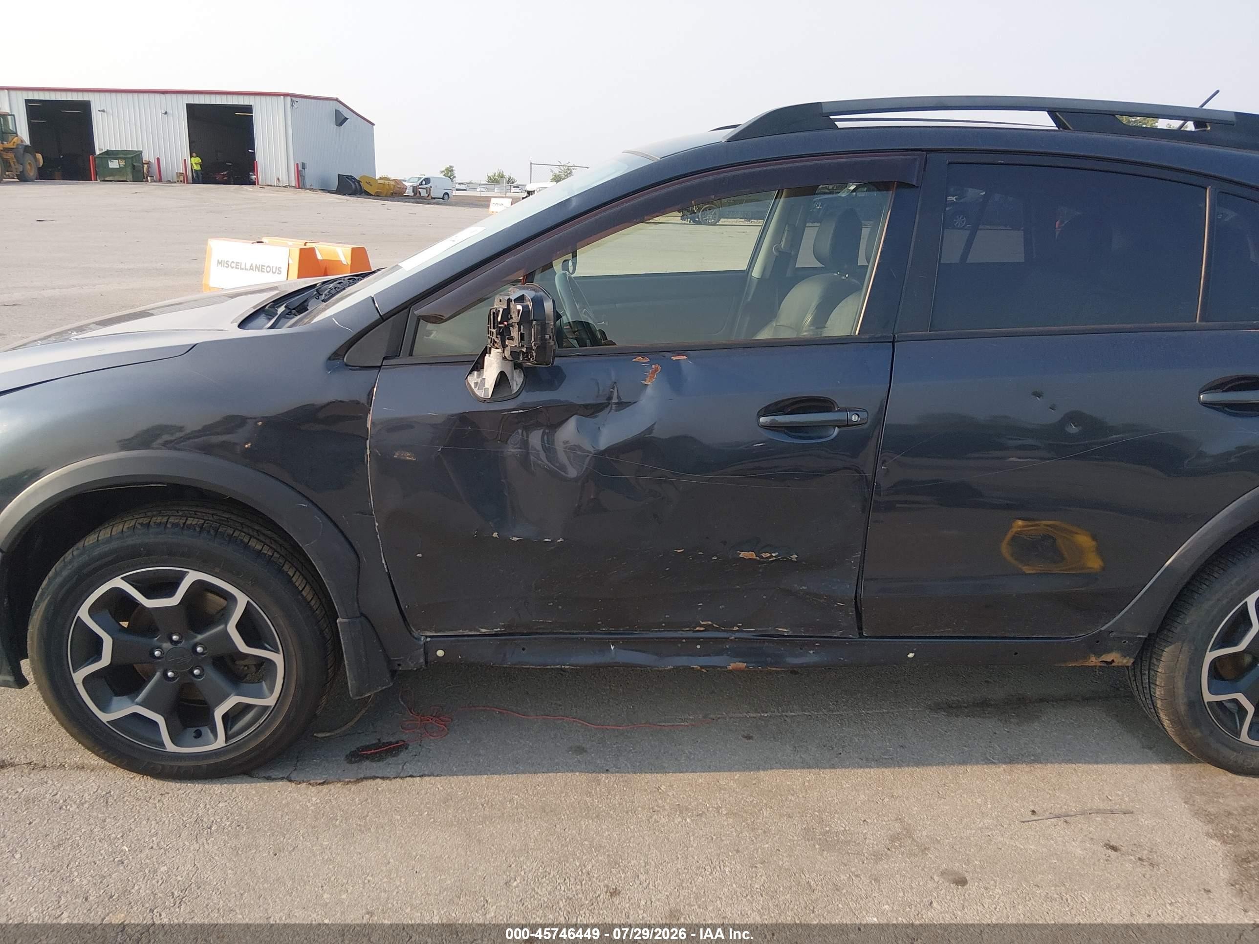 2014 Subaru Xv Crosstrek 2.0i Limited Gray vin: JF2GPAGC5E8262283