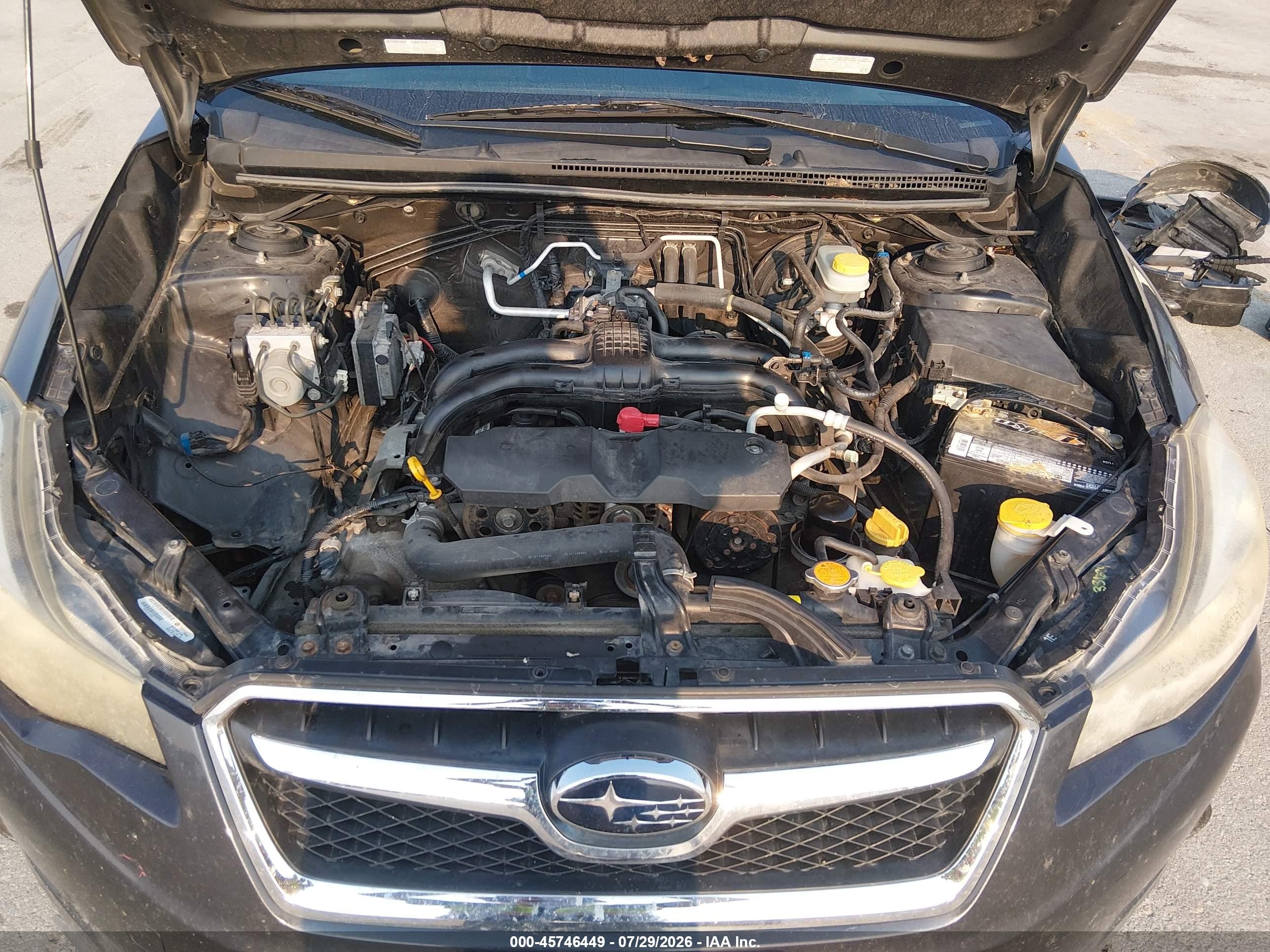 2014 Subaru Xv Crosstrek 2.0i Limited Gray vin: JF2GPAGC5E8262283