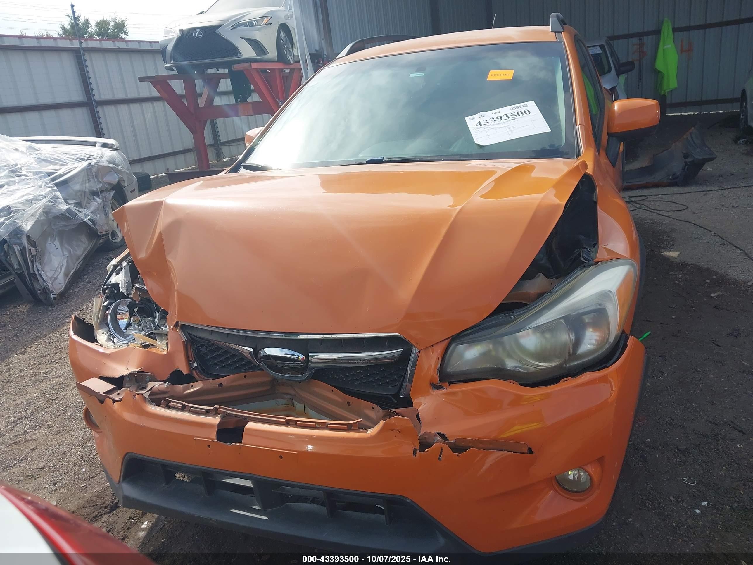 2014 Subaru Xv Crosstrek 2.0i Limited Orange vin: JF2GPAGC5E8285921