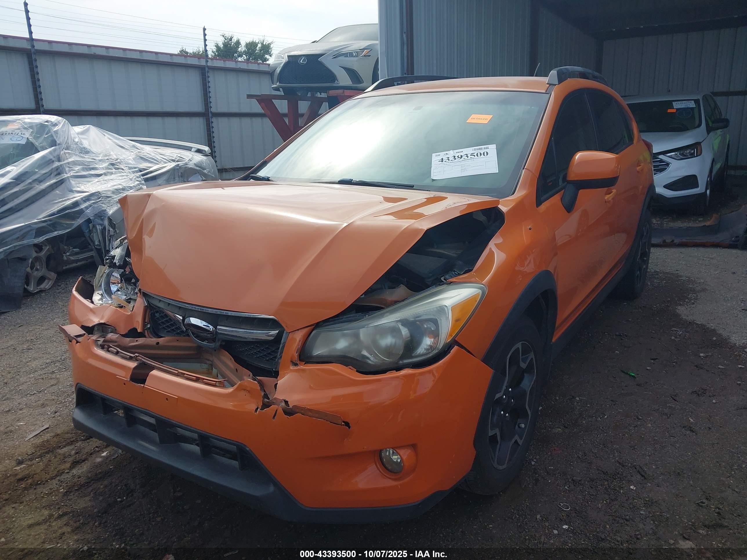 2014 Subaru Xv Crosstrek 2.0i Limited Orange vin: JF2GPAGC5E8285921
