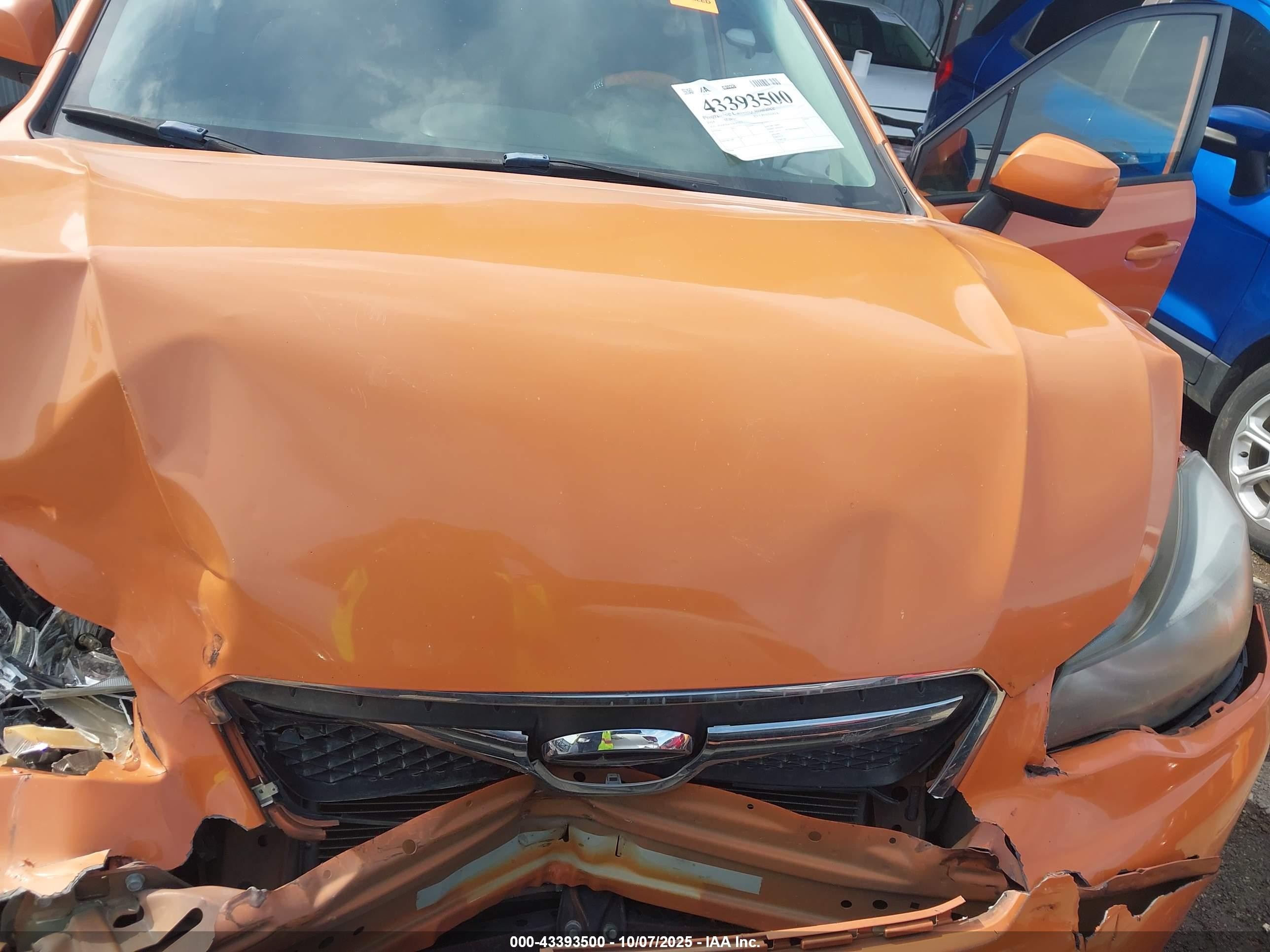2014 Subaru Xv Crosstrek 2.0i Limited Orange vin: JF2GPAGC5E8285921