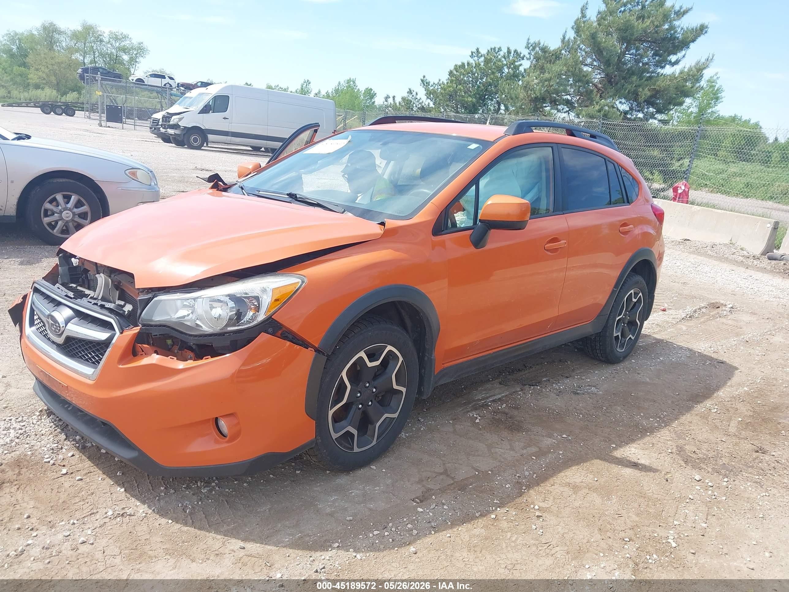 2014 Subaru Xv Crosstrek 2.0i Limited Orange vin: JF2GPAGC5E8293131