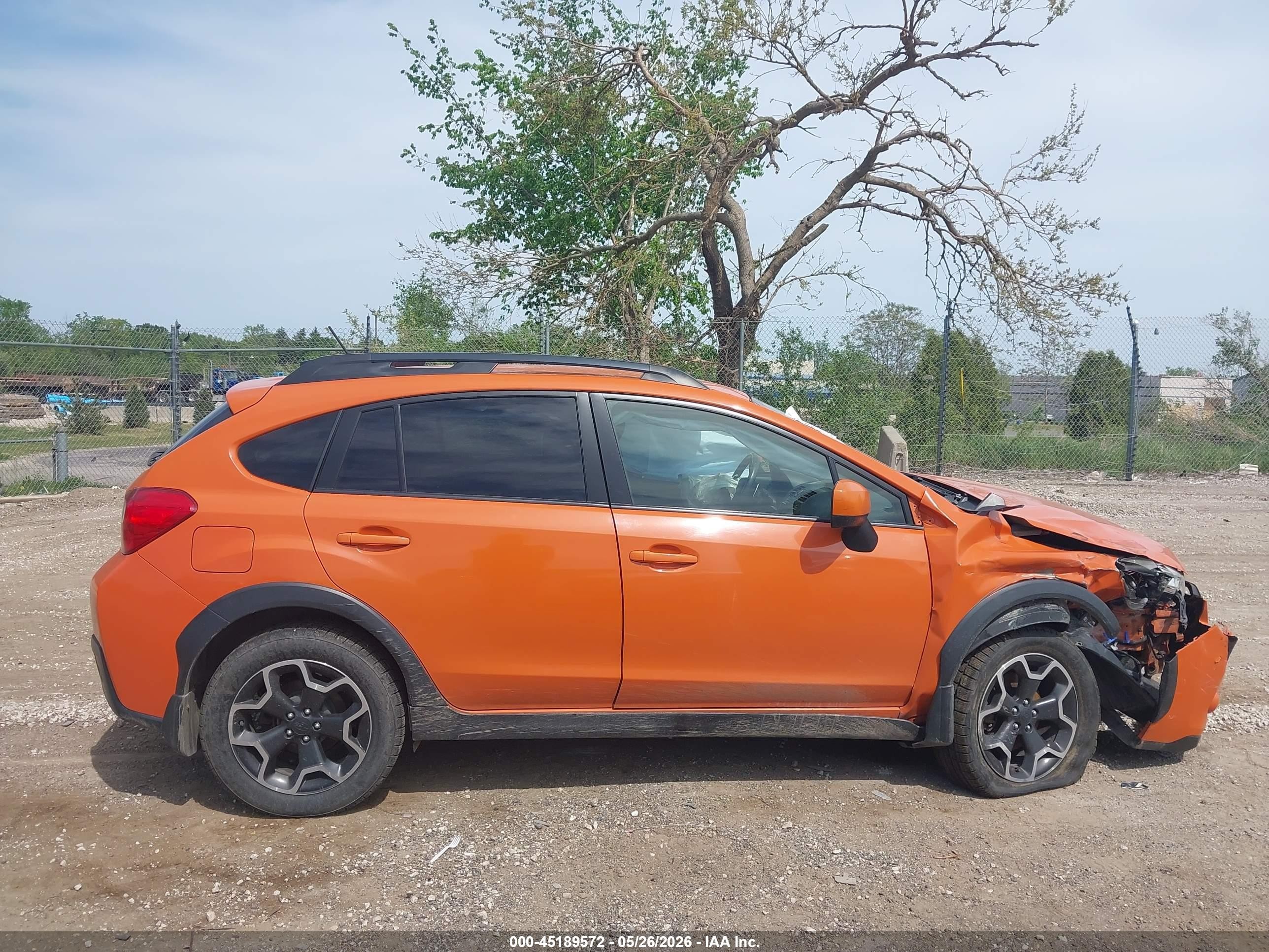 2014 Subaru Xv Crosstrek 2.0i Limited Orange vin: JF2GPAGC5E8293131