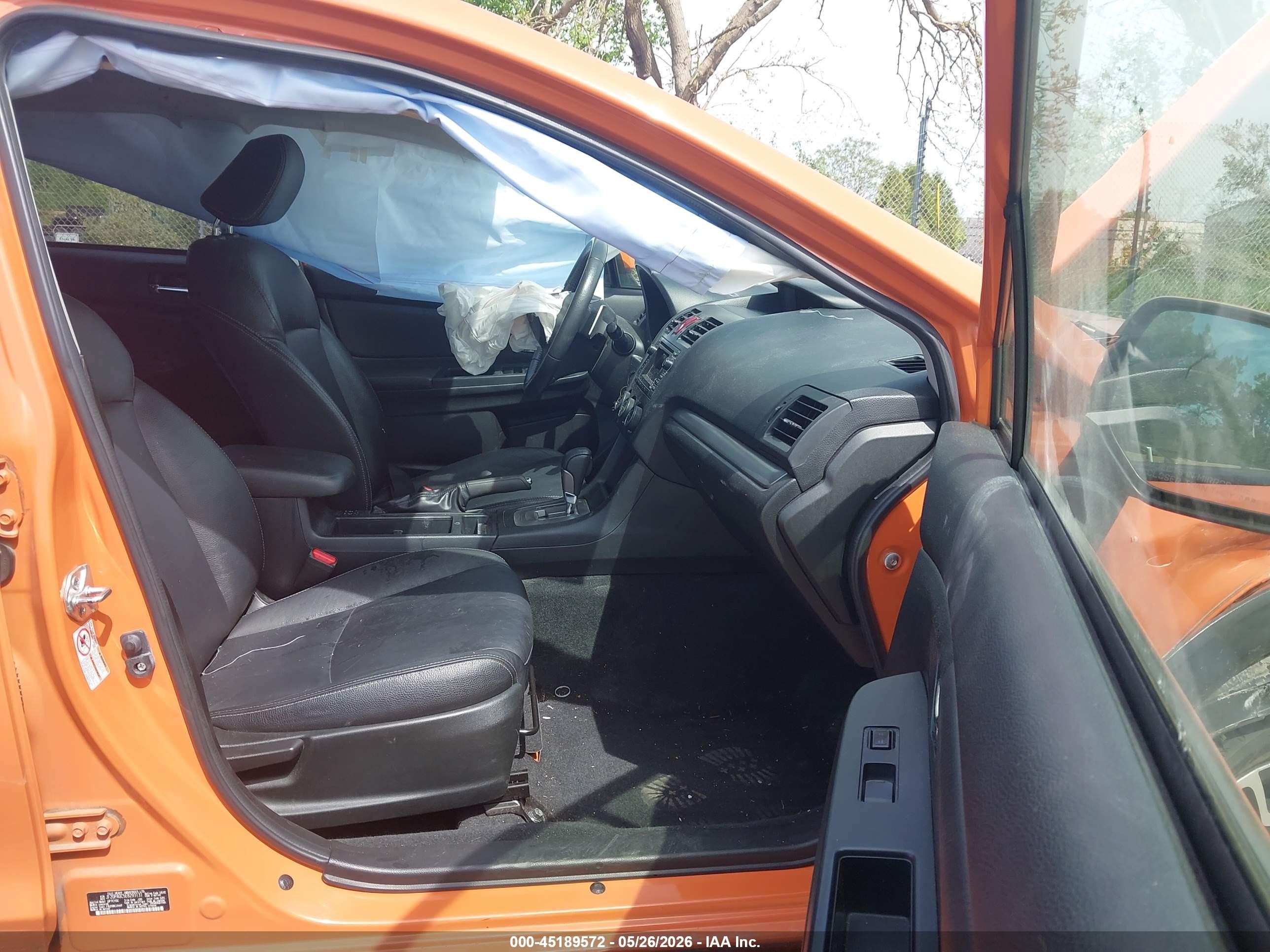 2014 Subaru Xv Crosstrek 2.0i Limited Orange vin: JF2GPAGC5E8293131