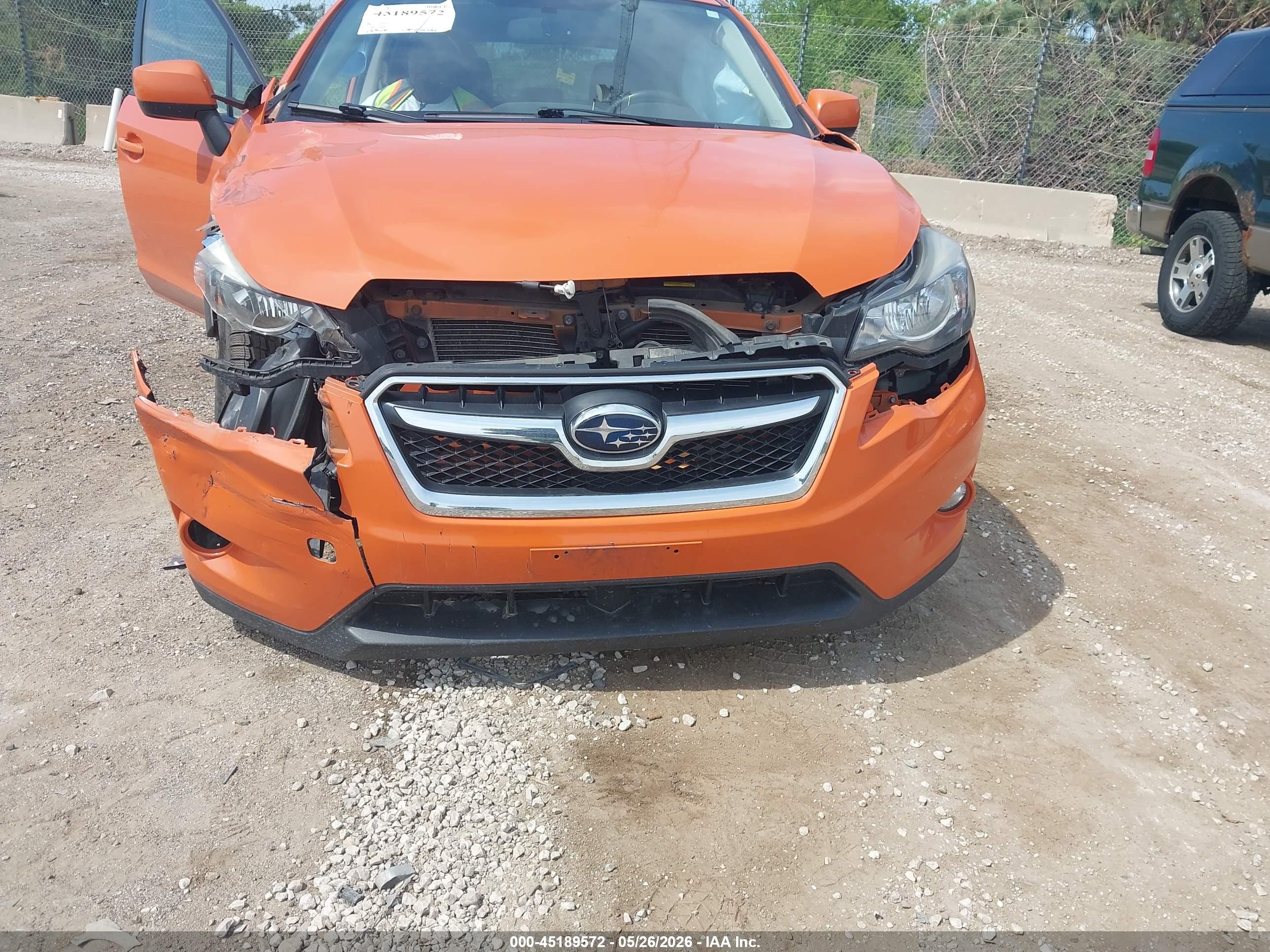2014 Subaru Xv Crosstrek 2.0i Limited Orange vin: JF2GPAGC5E8293131