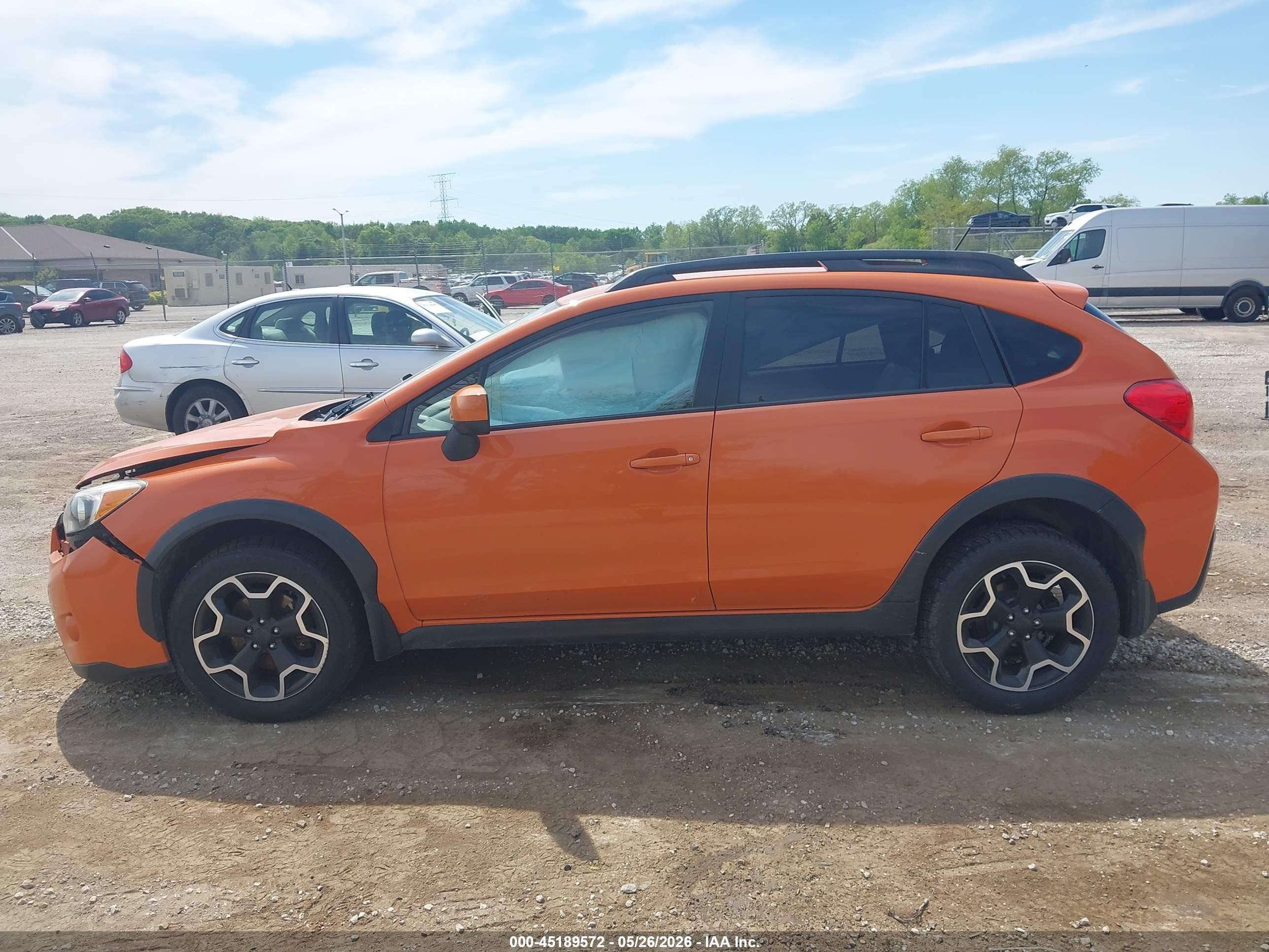 2014 Subaru Xv Crosstrek 2.0i Limited Orange vin: JF2GPAGC5E8293131