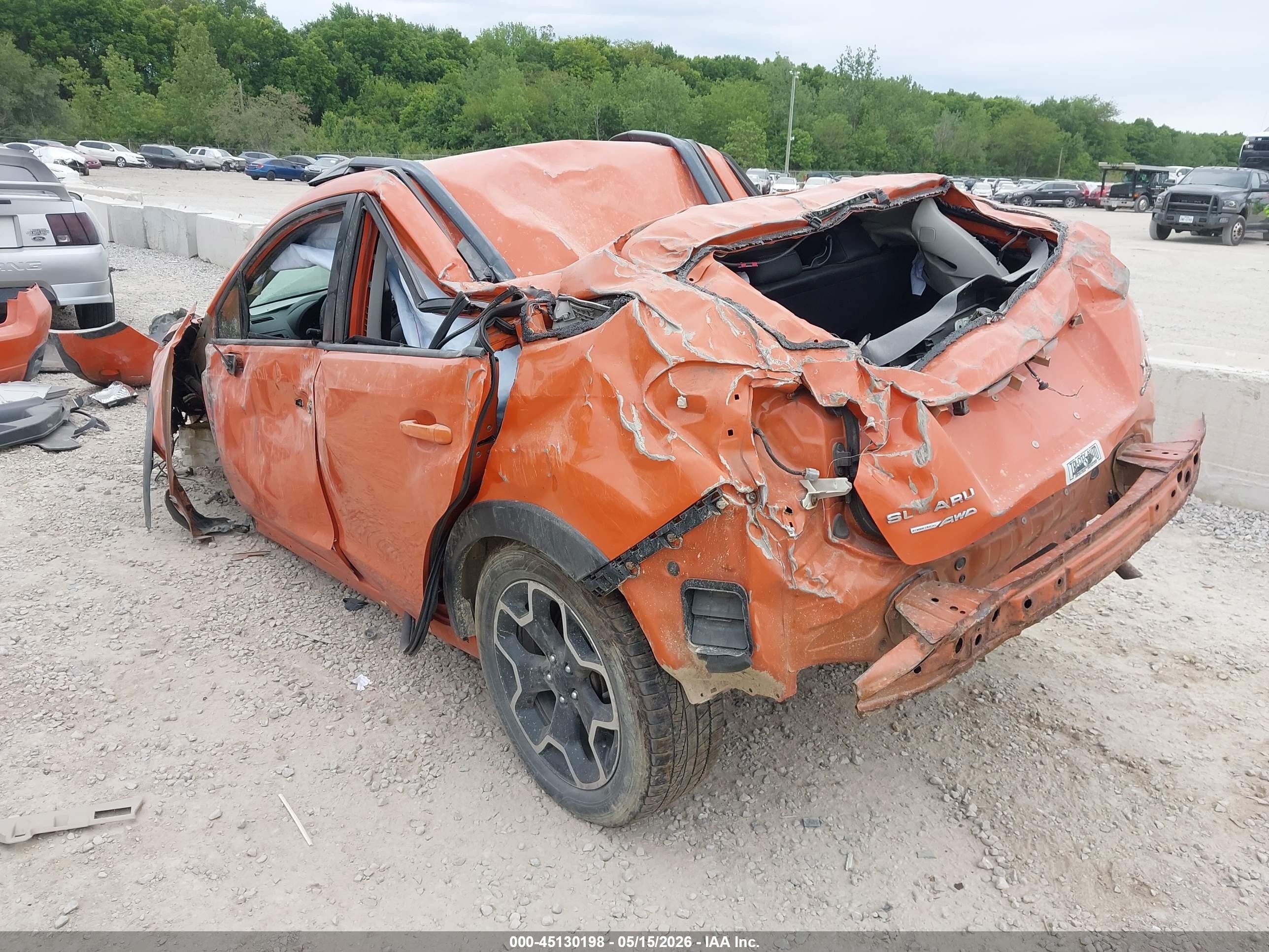 2014 Subaru Xv Crosstrek 2.0i Limited Orange vin: JF2GPAGC5E8307884