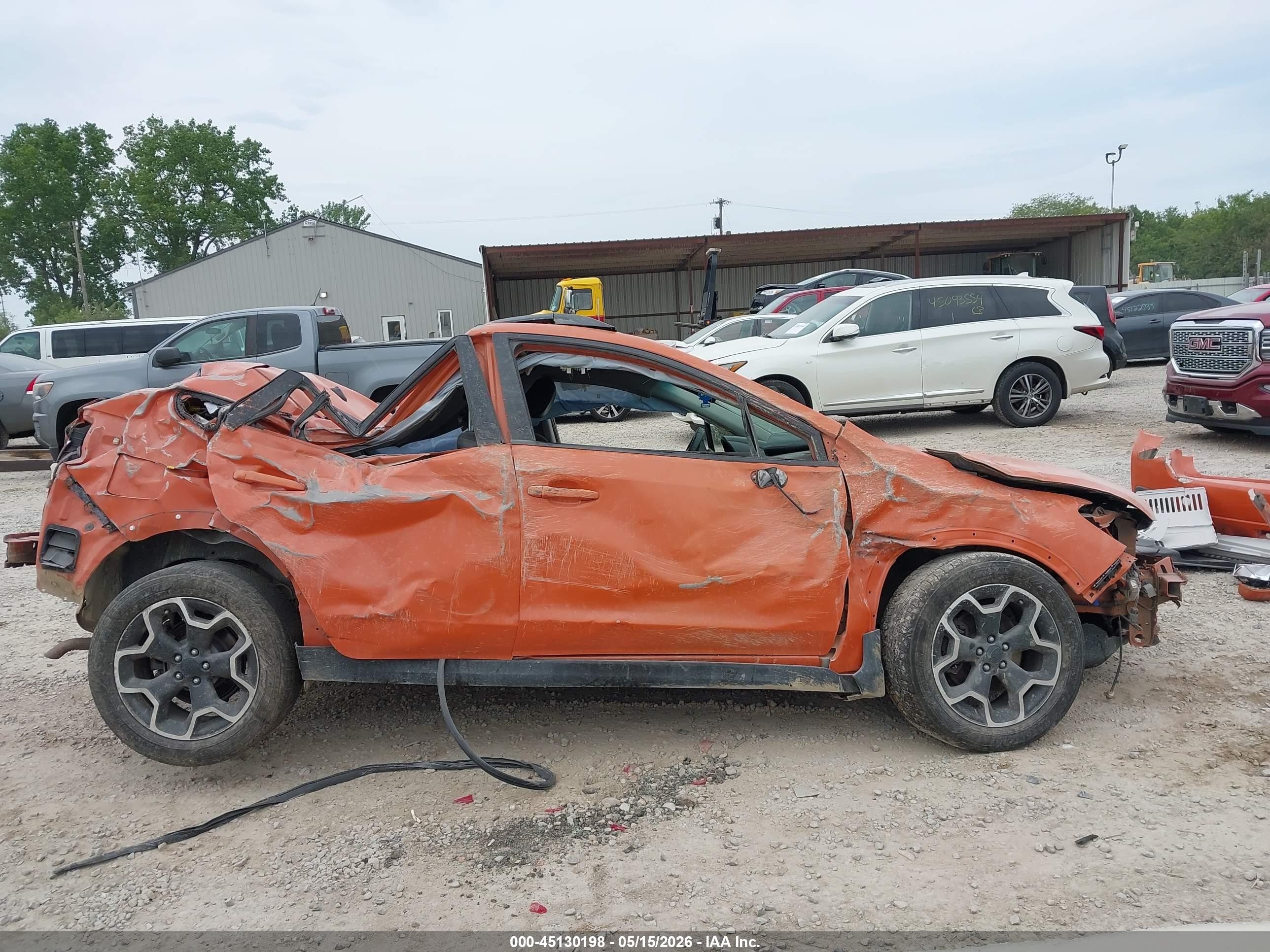 2014 Subaru Xv Crosstrek 2.0i Limited Orange vin: JF2GPAGC5E8307884