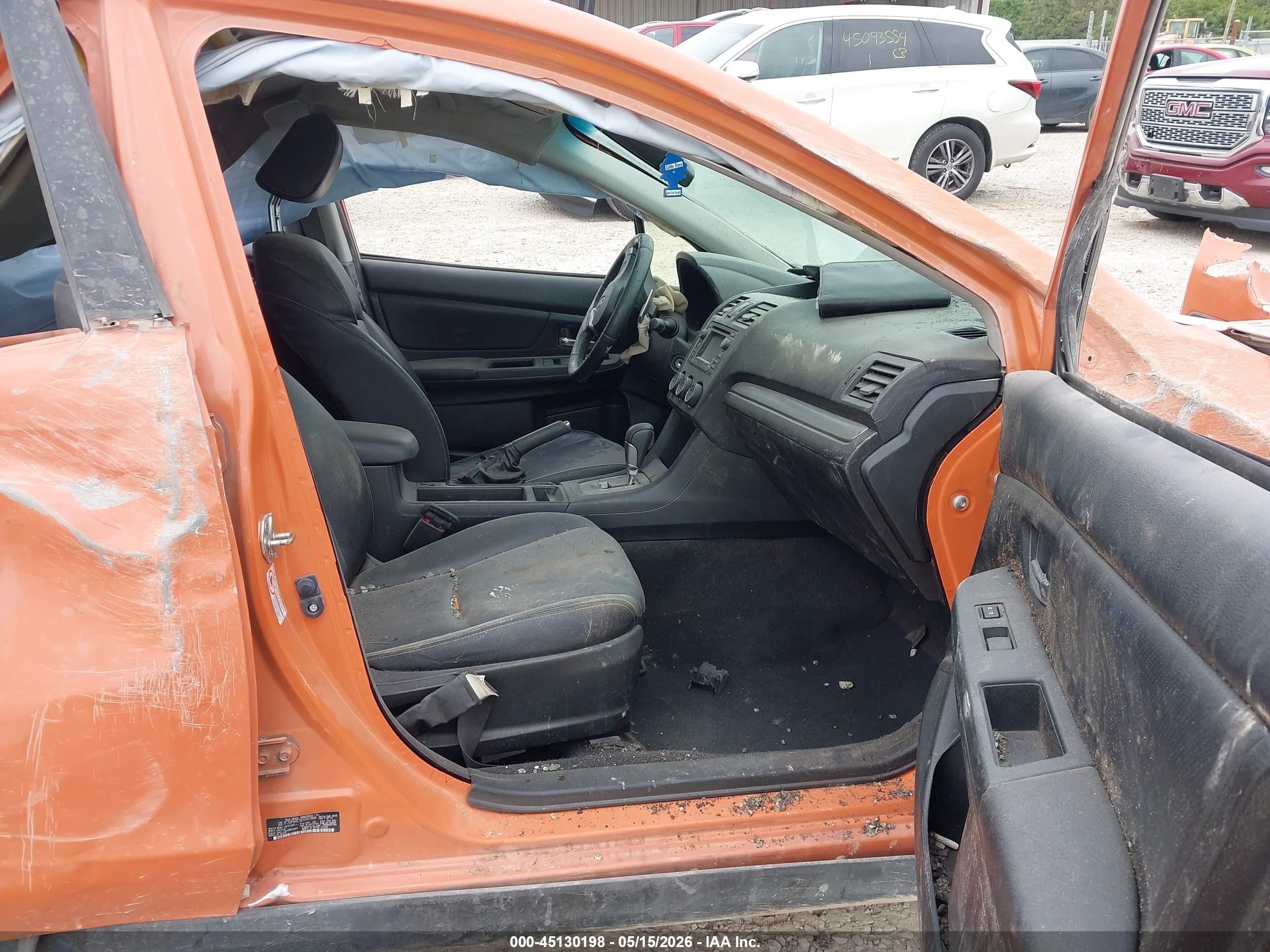2014 Subaru Xv Crosstrek 2.0i Limited Orange vin: JF2GPAGC5E8307884