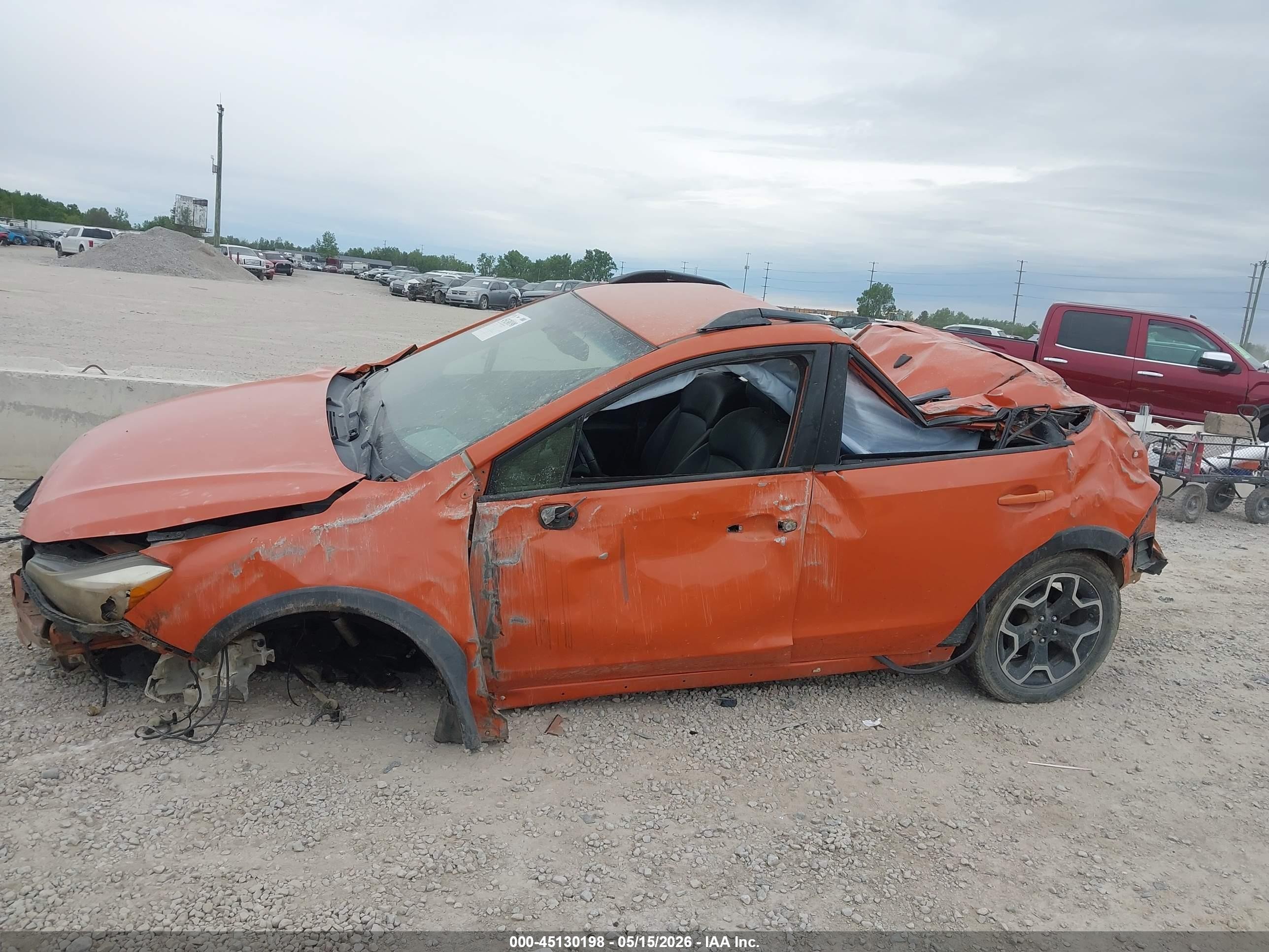 2014 Subaru Xv Crosstrek 2.0i Limited Orange vin: JF2GPAGC5E8307884