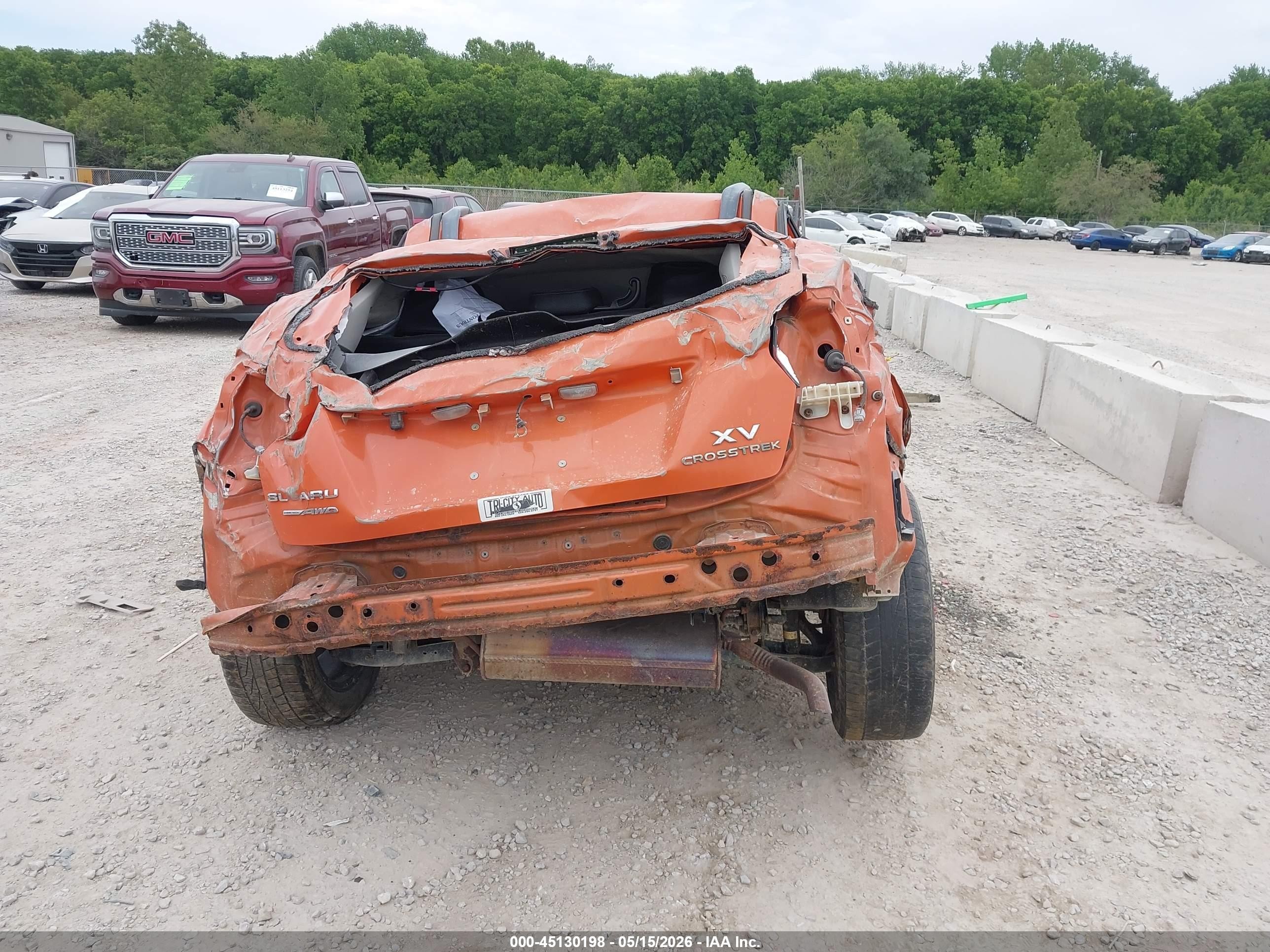 2014 Subaru Xv Crosstrek 2.0i Limited Orange vin: JF2GPAGC5E8307884