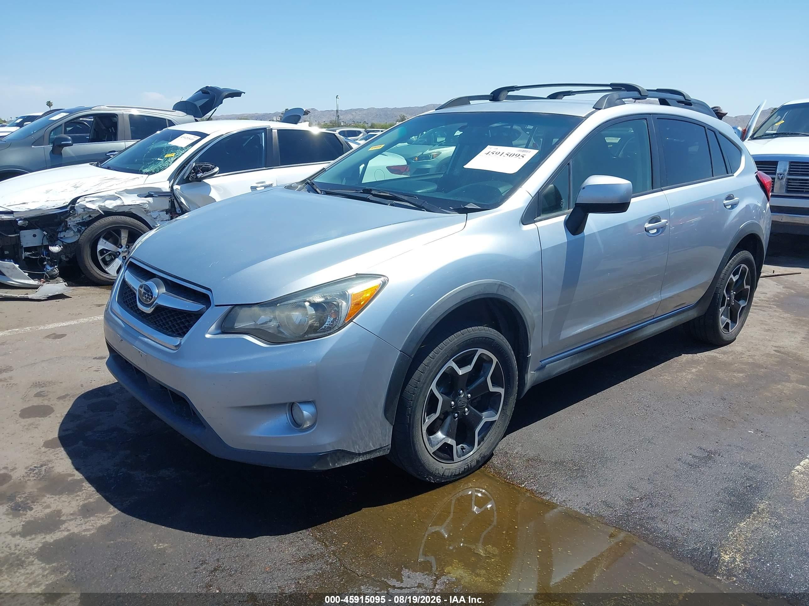 2014 Subaru Xv Crosstrek 2.0i Limited Gray vin: JF2GPAGC5EH341128