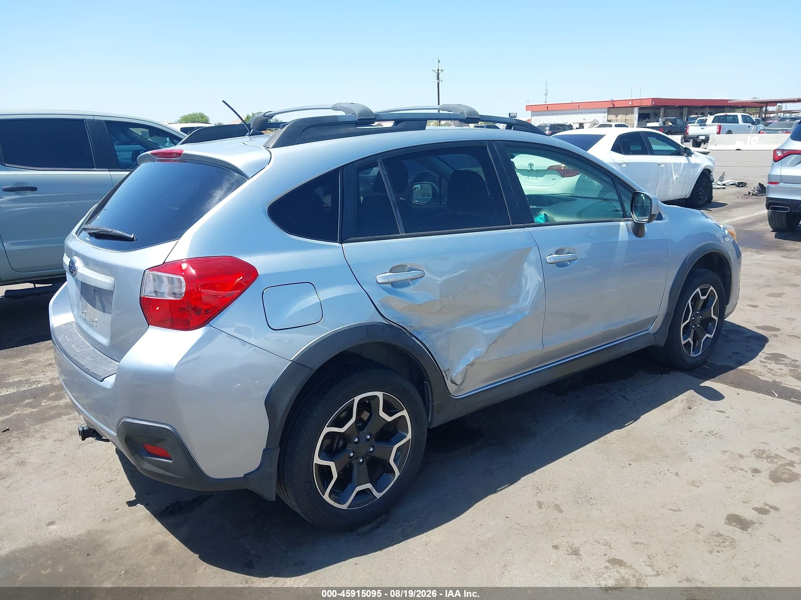 2014 Subaru Xv Crosstrek 2.0i Limited Gray vin: JF2GPAGC5EH341128