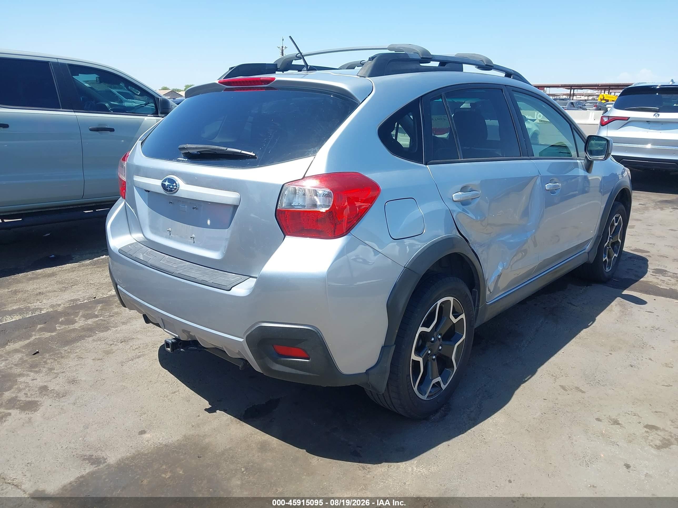 2014 Subaru Xv Crosstrek 2.0i Limited Gray vin: JF2GPAGC5EH341128