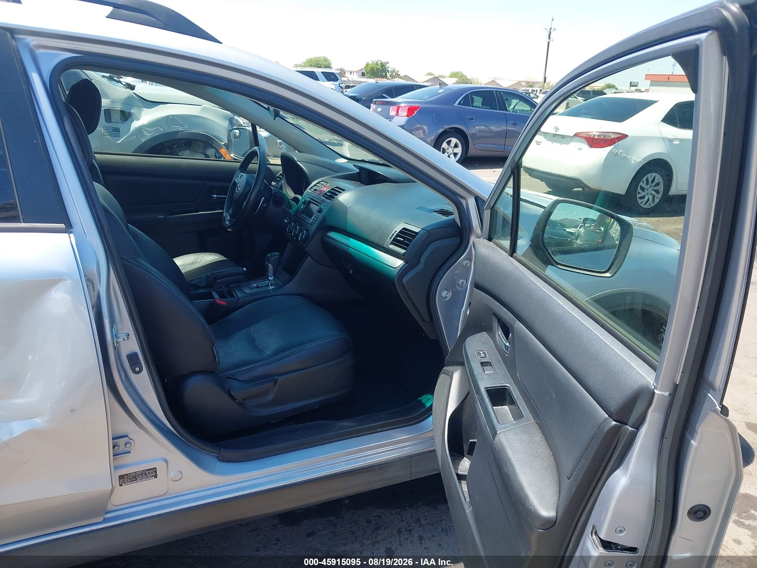 2014 Subaru Xv Crosstrek 2.0i Limited Gray vin: JF2GPAGC5EH341128