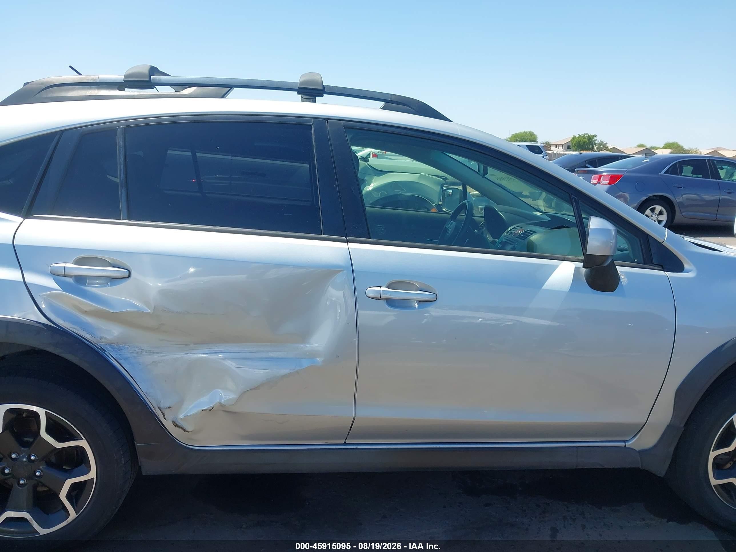 2014 Subaru Xv Crosstrek 2.0i Limited Gray vin: JF2GPAGC5EH341128