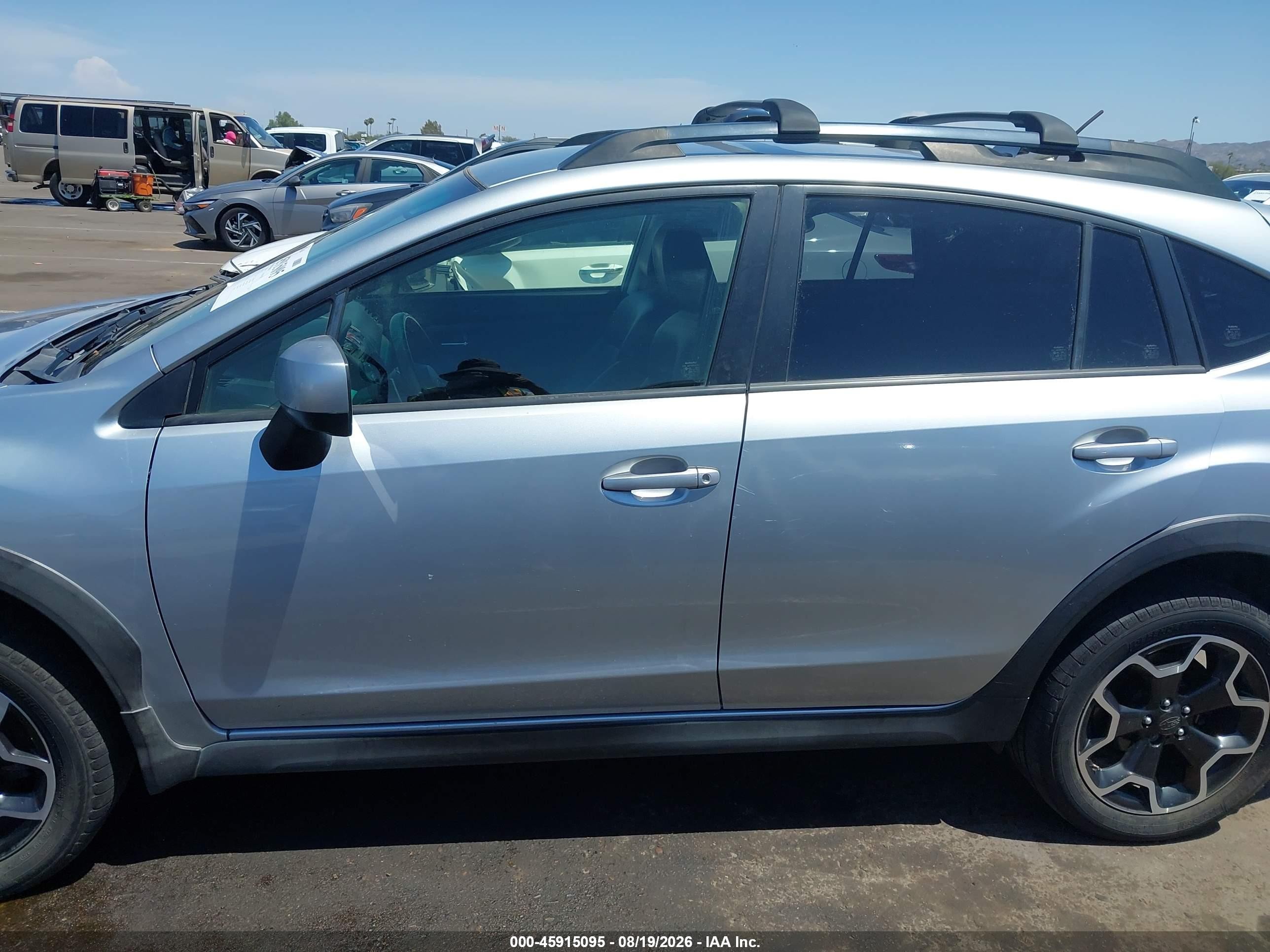 2014 Subaru Xv Crosstrek 2.0i Limited Gray vin: JF2GPAGC5EH341128