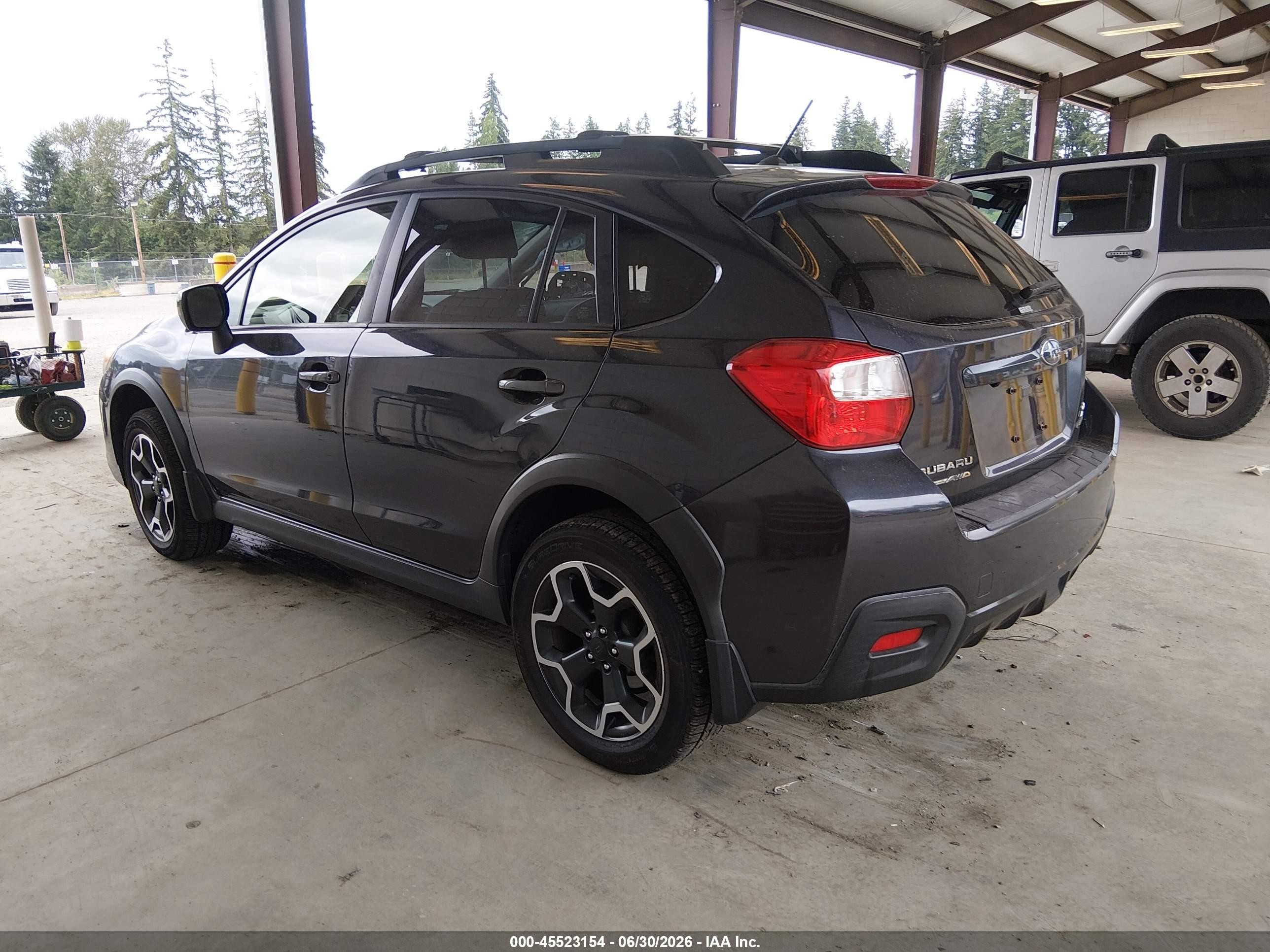 2014 Subaru Xv Crosstrek 2.0i Limited Gray vin: JF2GPAGC5EH341789