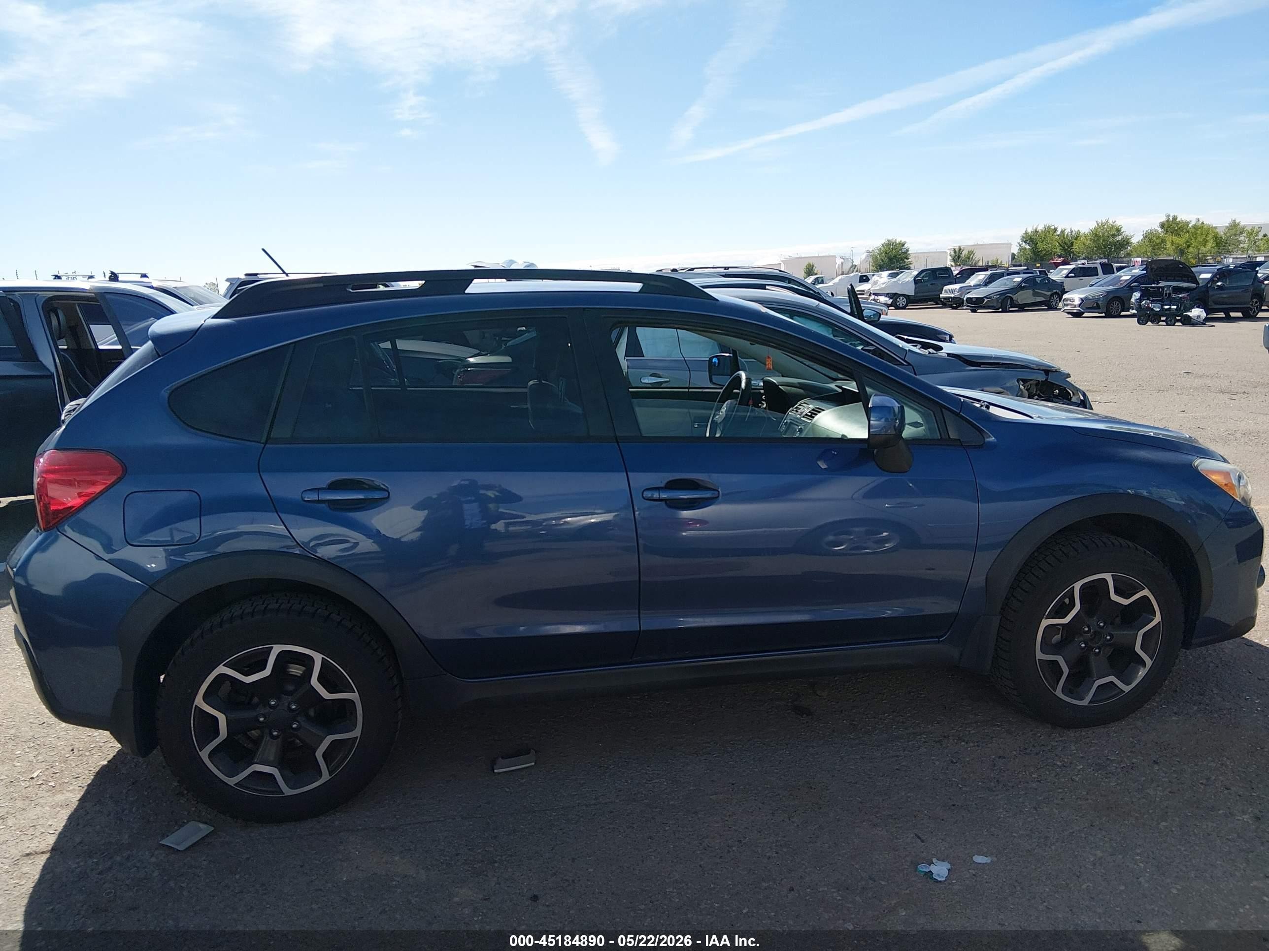 2013 Subaru Xv Crosstrek 2.0i Limited Dark Blue vin: JF2GPAGC6D2898275