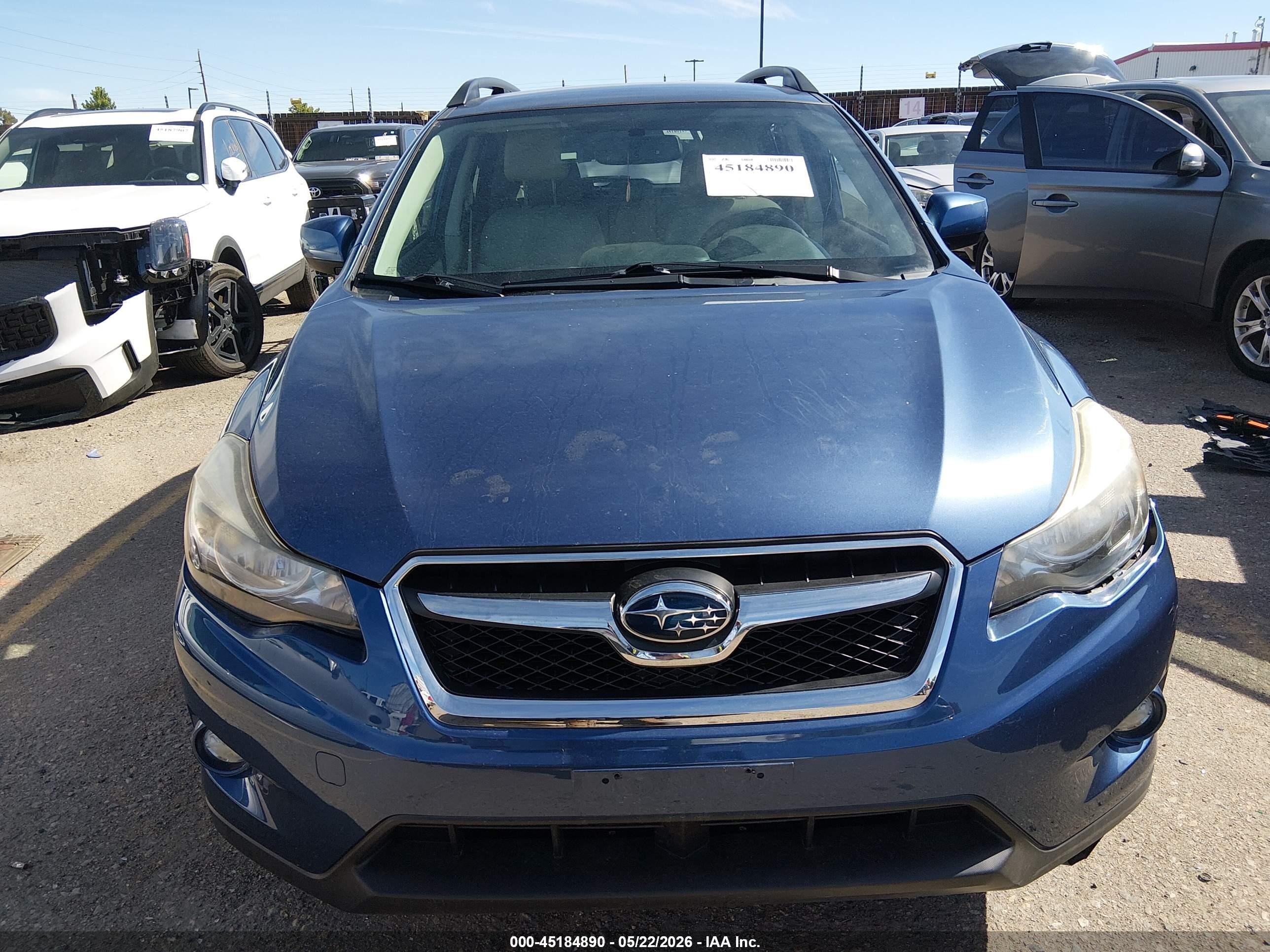2013 Subaru Xv Crosstrek 2.0i Limited Dark Blue vin: JF2GPAGC6D2898275