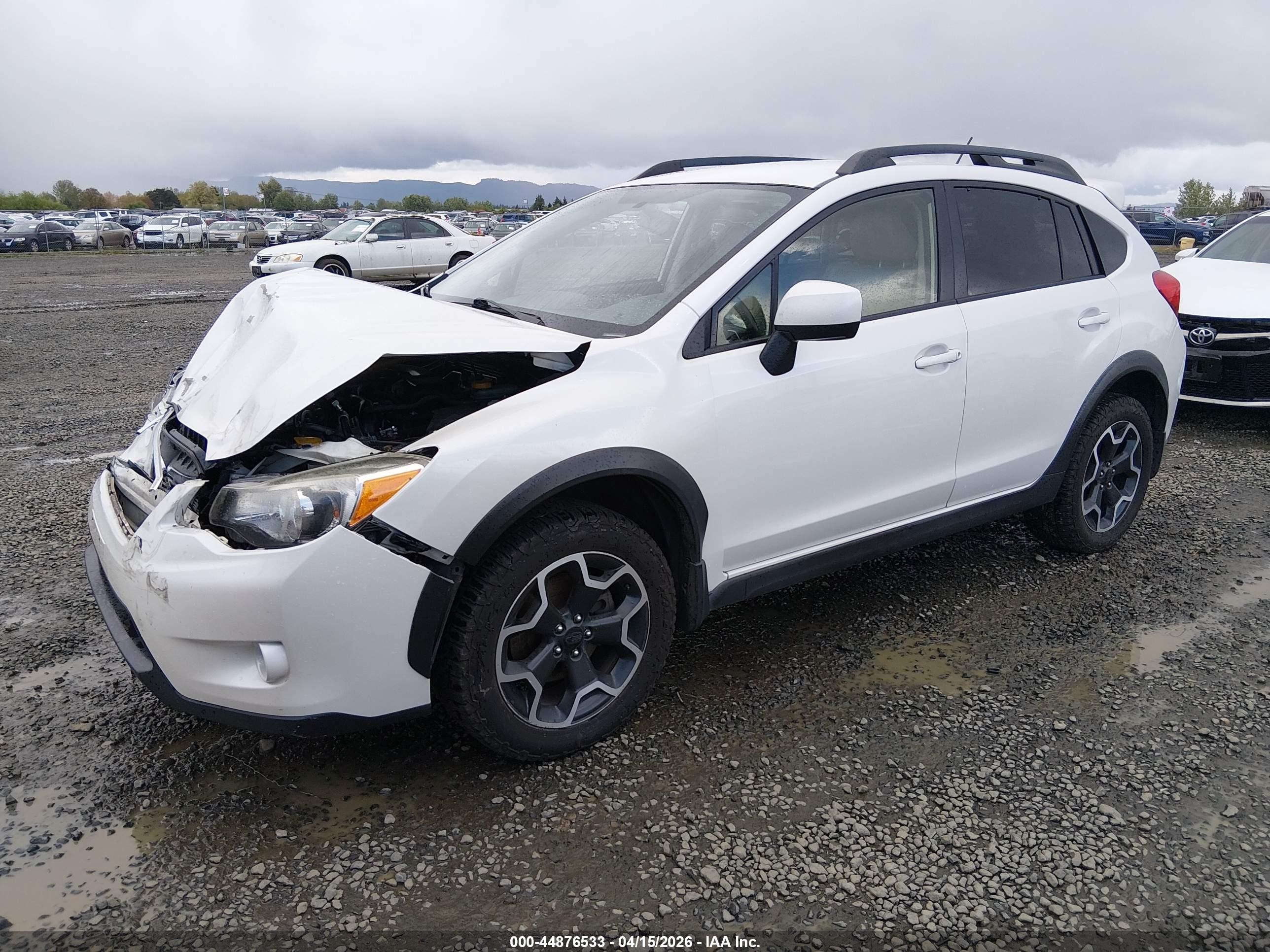 2014 Subaru Xv Crosstrek 2.0i Limited White vin: JF2GPAGC6E8212766
